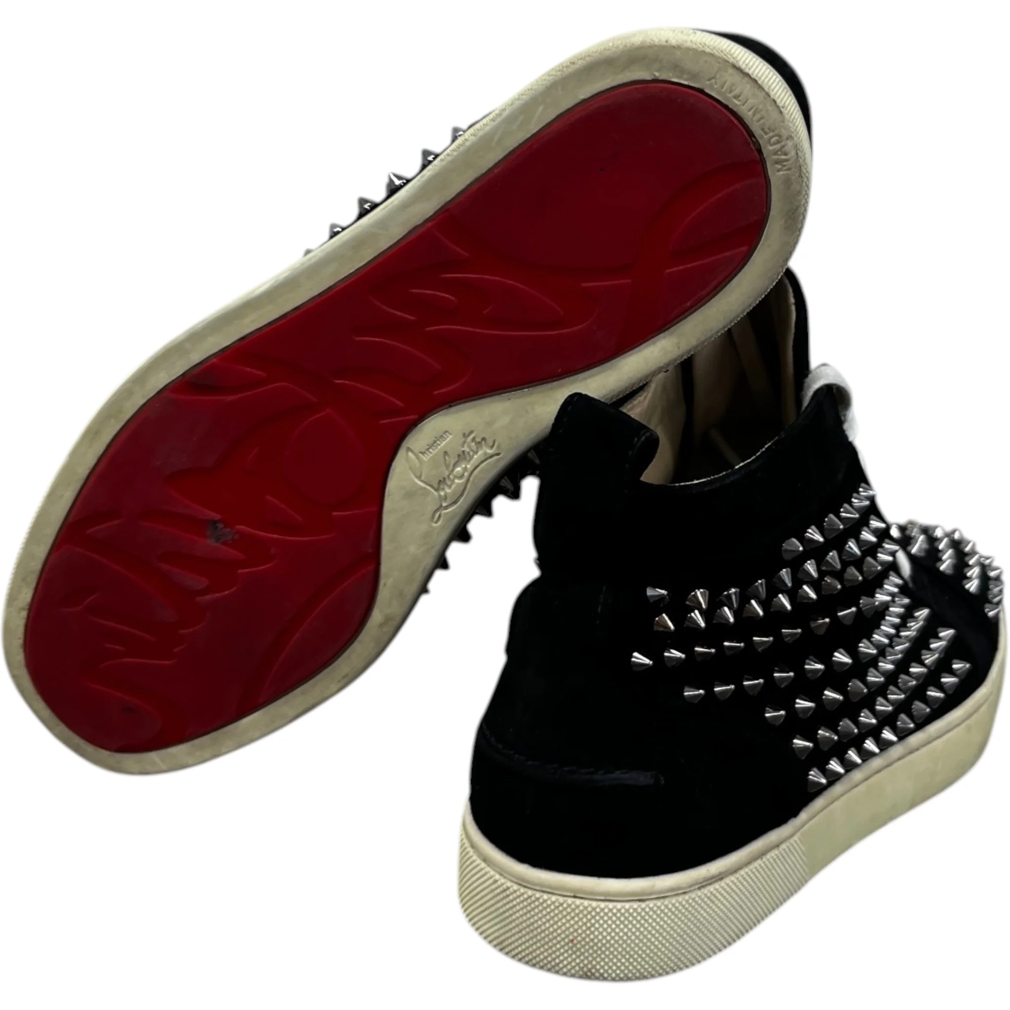 Men's Lou Spikes High Trainers Black Size EU 40 / UK 6 - Image 10
