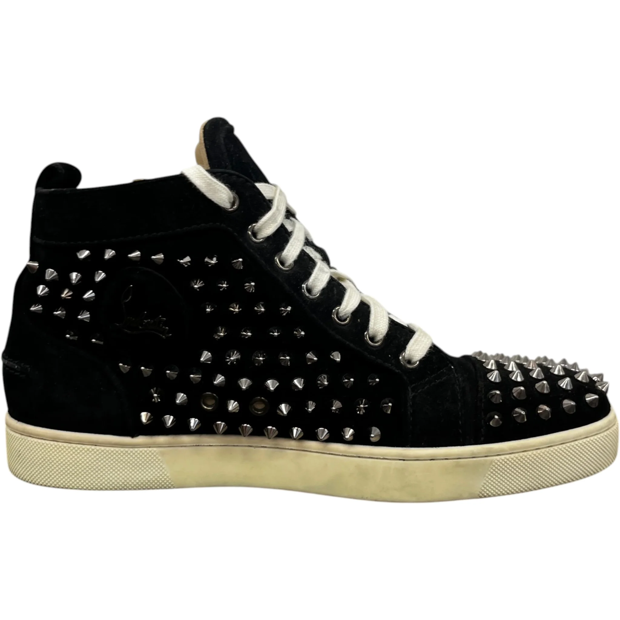 Men's Lou Spikes High Trainers Black Size EU 40 / UK 6 - Image 4