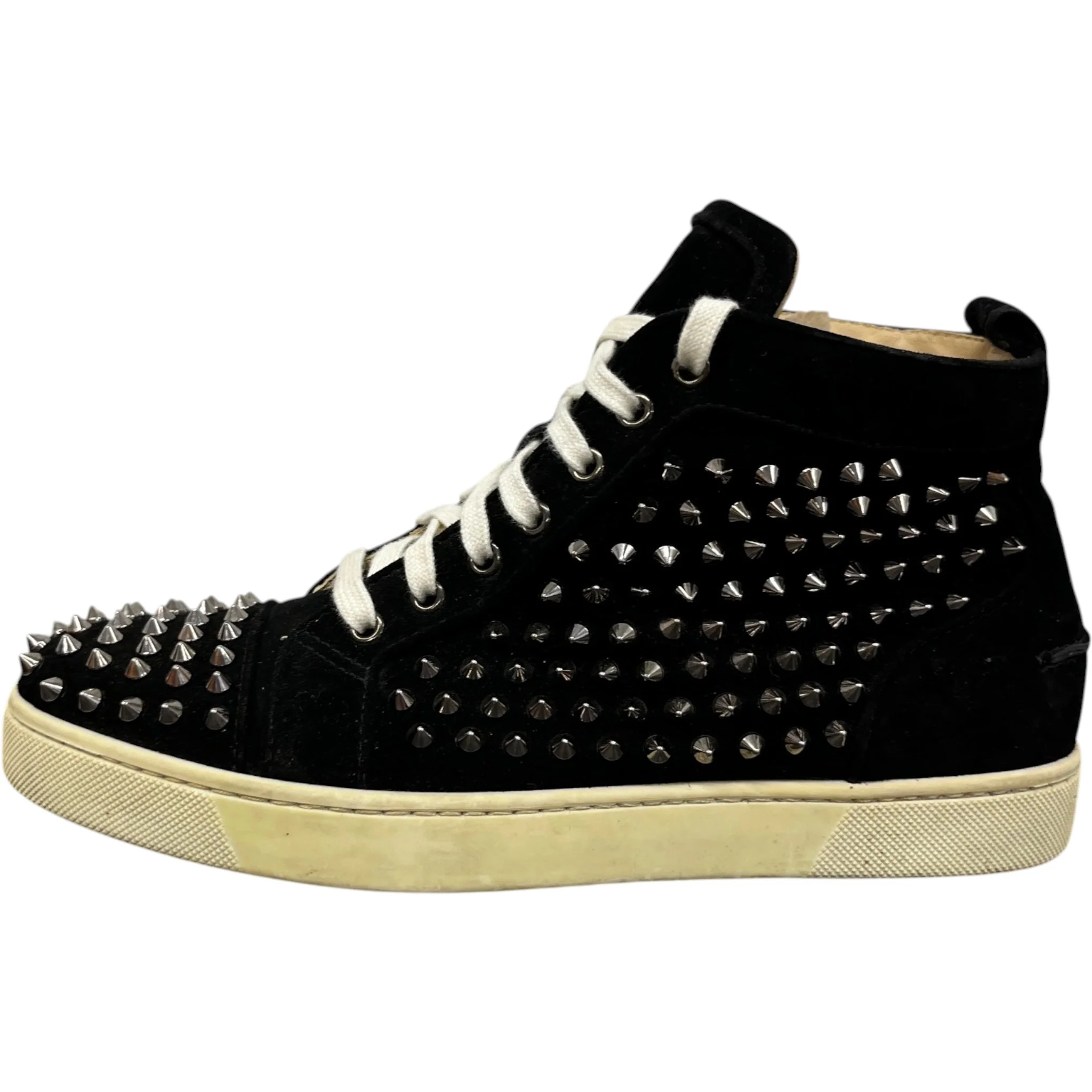 Men's Lou Spikes High Trainers Black Size EU 40 / UK 6 - Image 5
