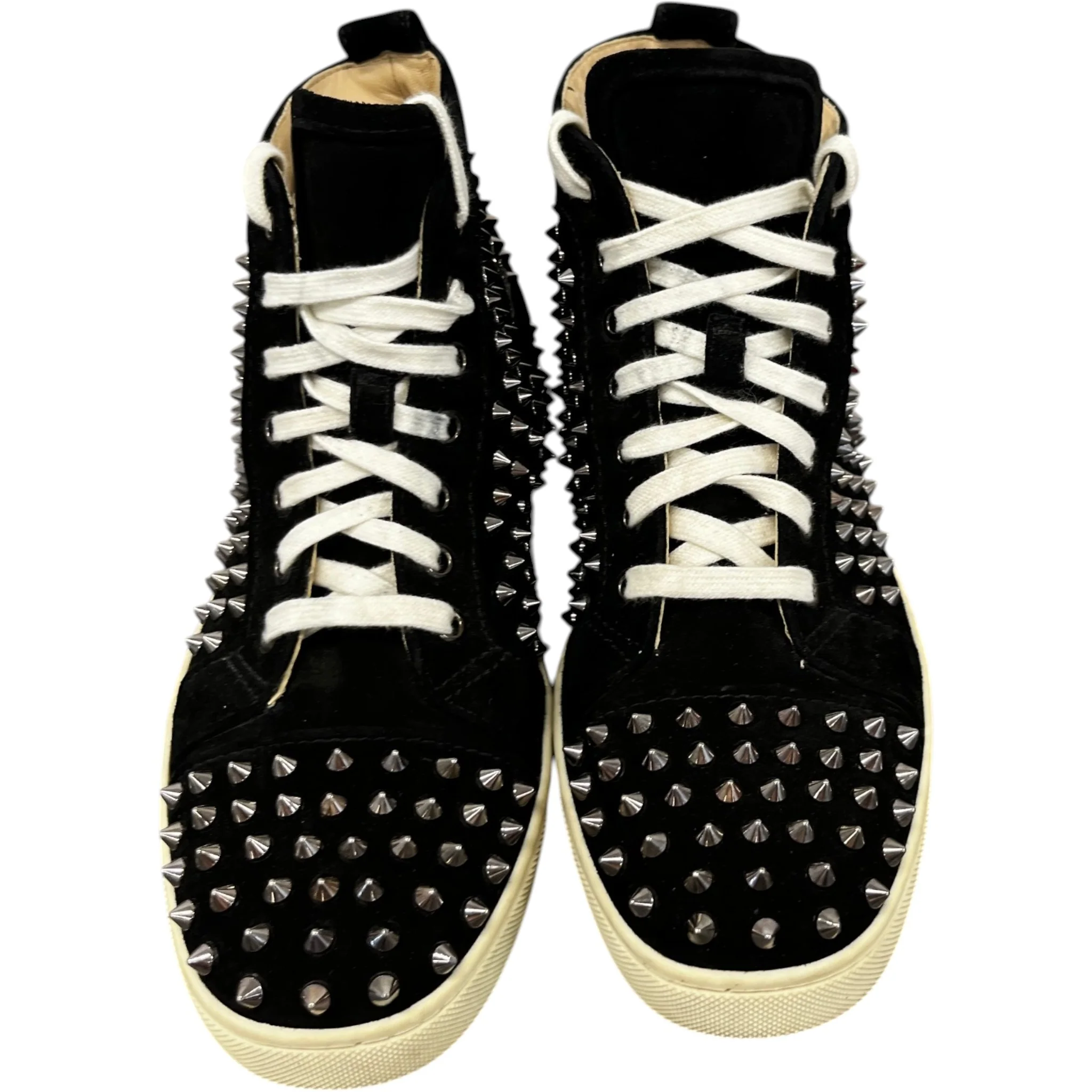 Men's Lou Spikes High Trainers Black Size EU 40 / UK 6 - Image 6