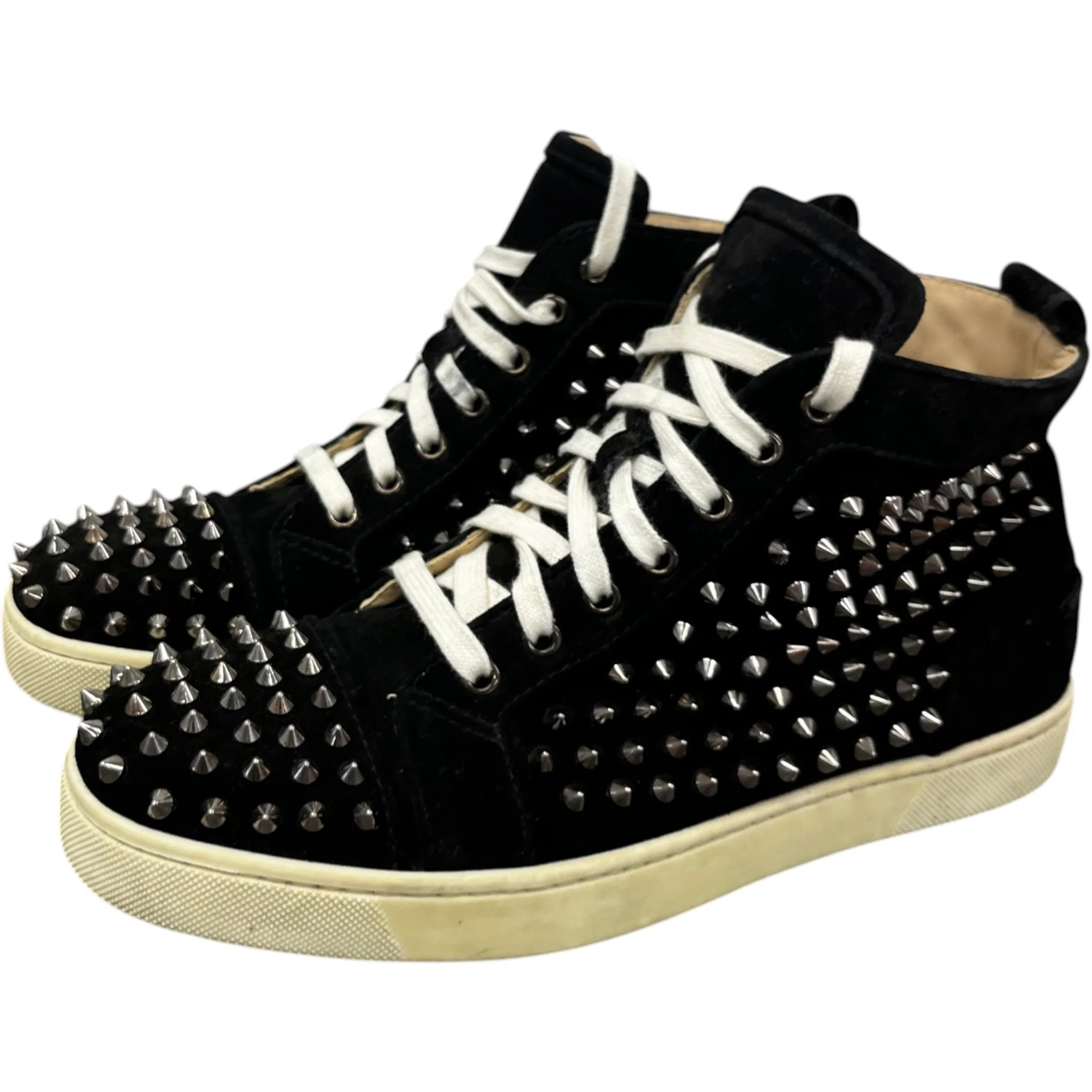 Men's Lou Spikes High Trainers Black Size EU 40 / UK 6 - Image 9