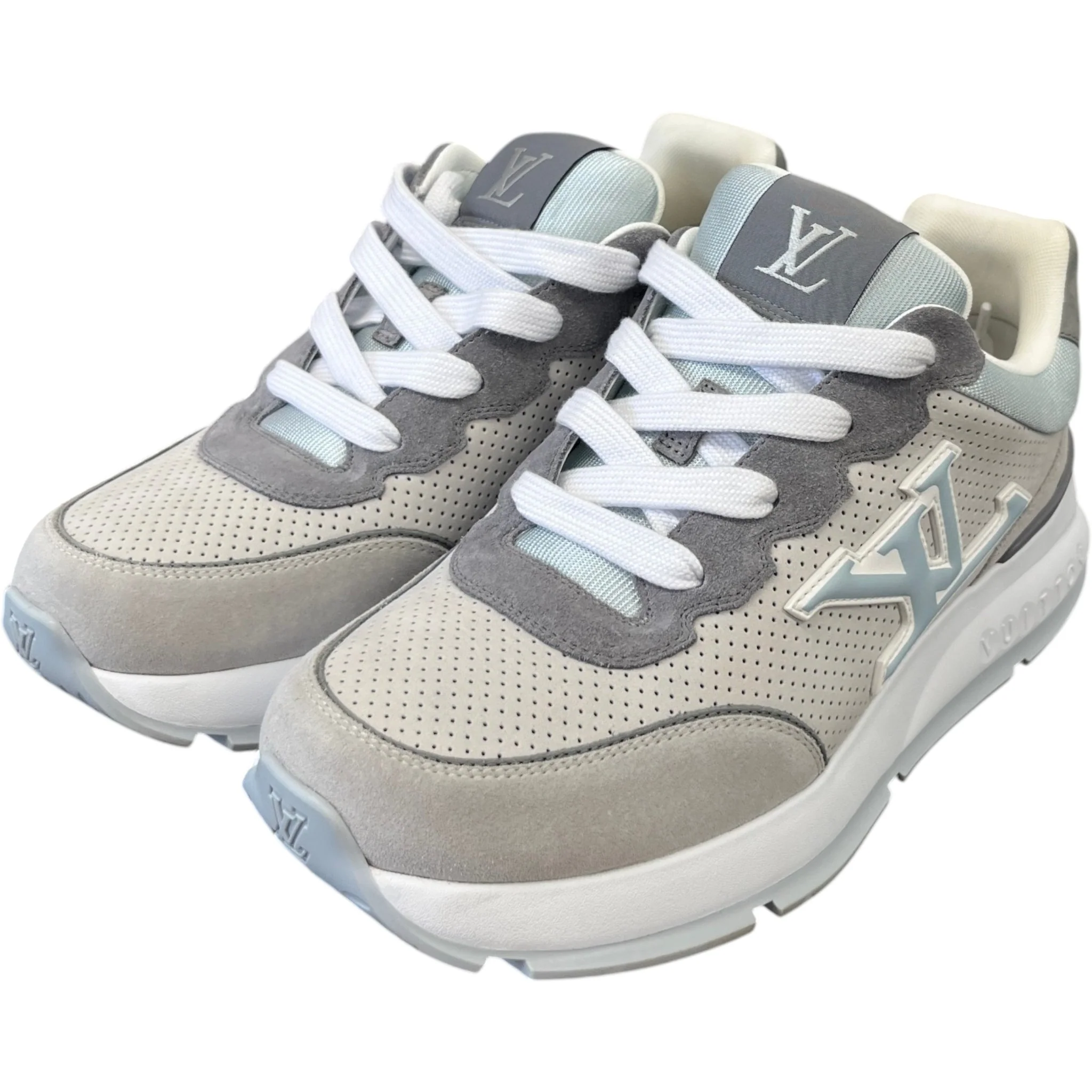 Men's Lv Classic Low Trainers Grey Size EU 41.5 / UK 7.5 - Image 9