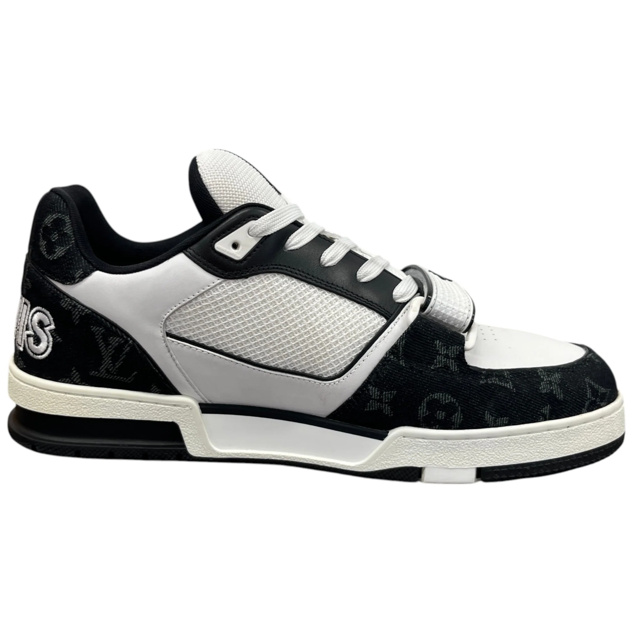 Men's Lv Low Trainers Black Size EU 43 / UK 9 - Image 4