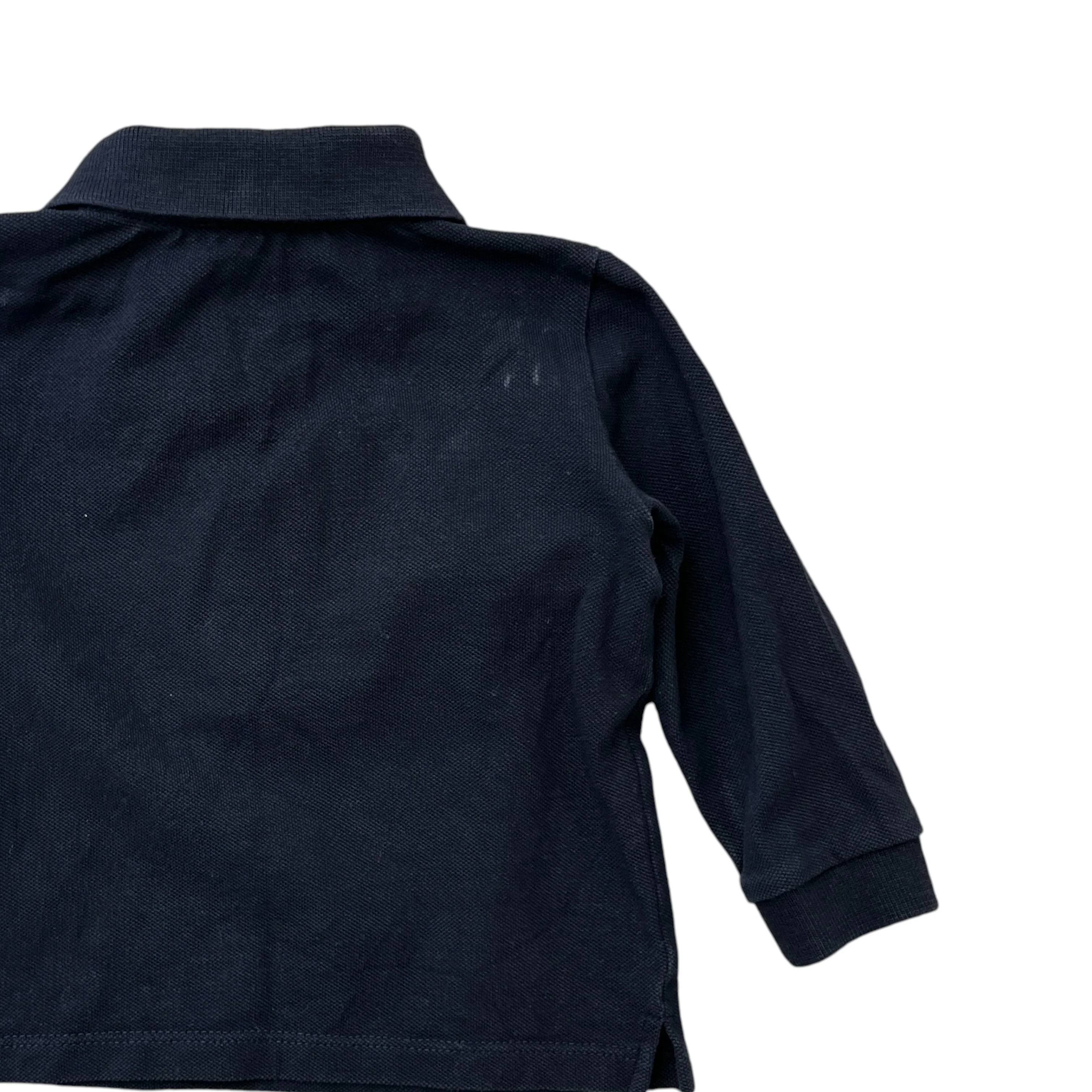 Men's Maglia Baby 6-9 Months Polo Shirt Navy Size XXS - Image 4