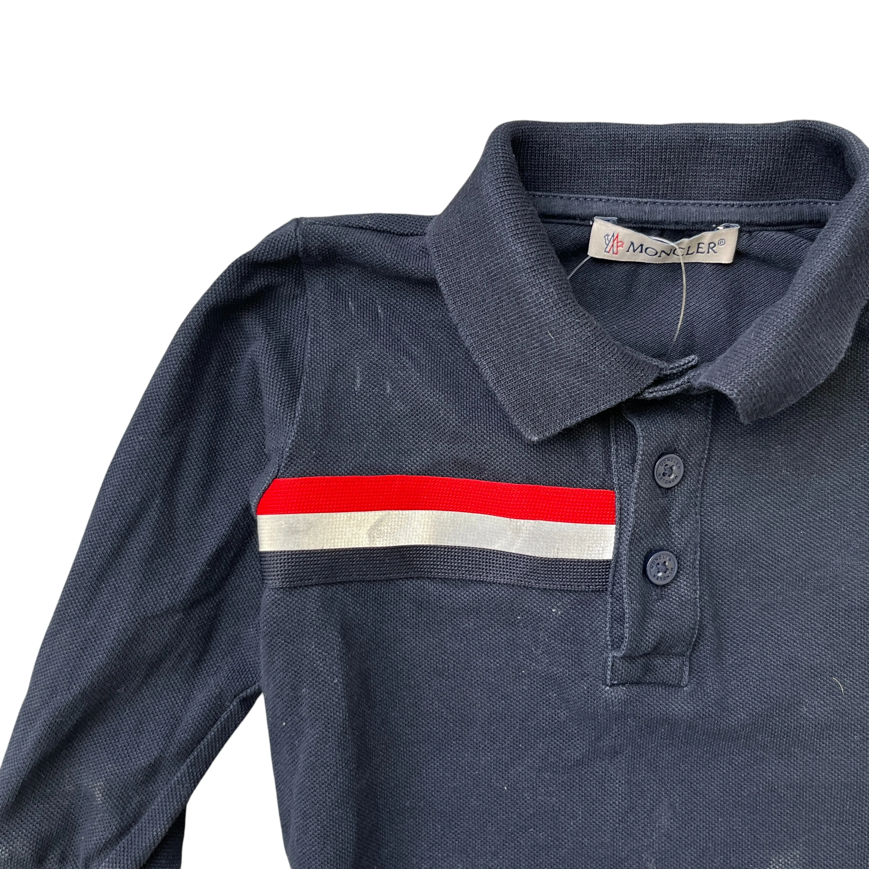 Men's Maglia Baby 6-9 Months Polo Shirt Navy Size XXS - Image 6