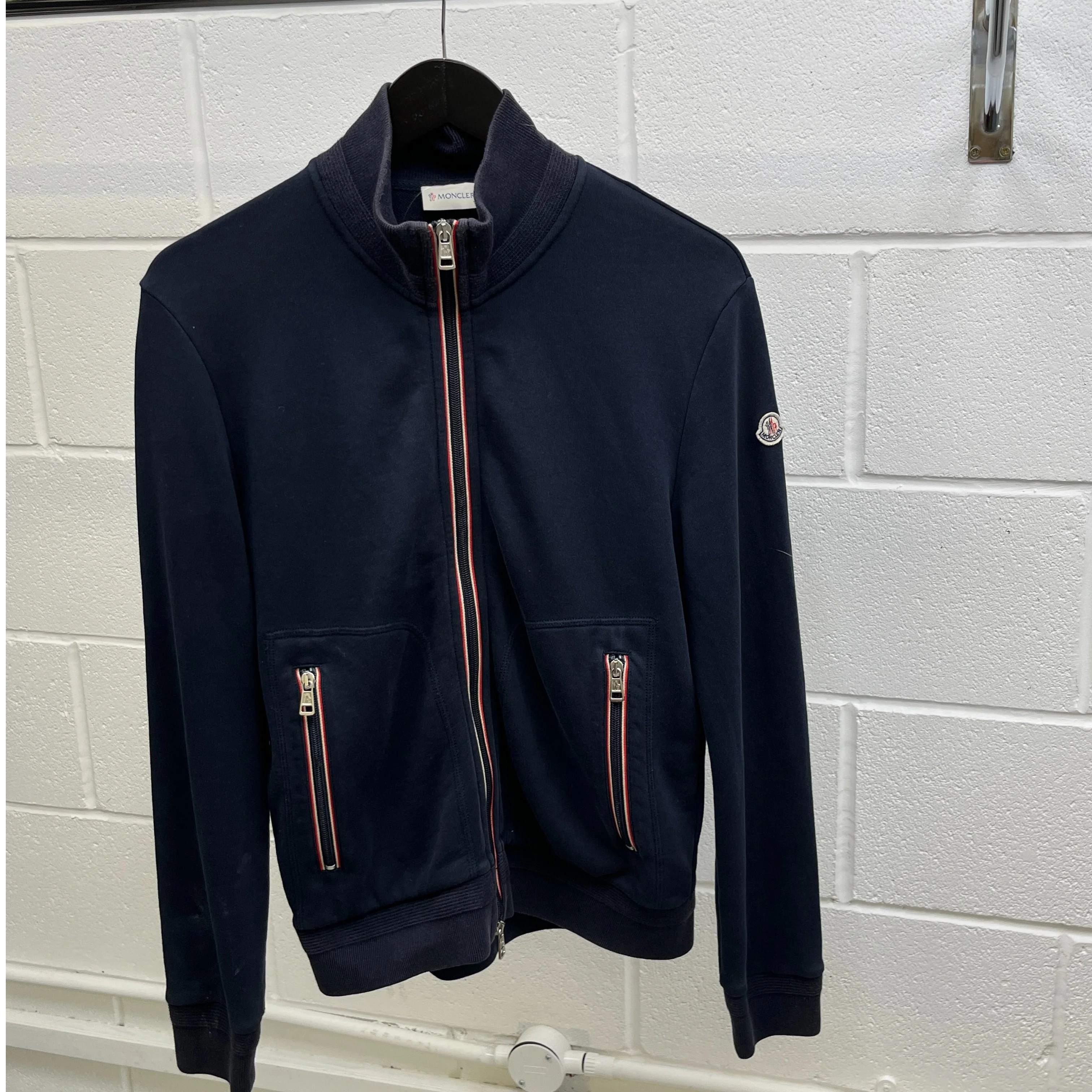 Men's Maglia Track Jacket Navy Size M - Image 9