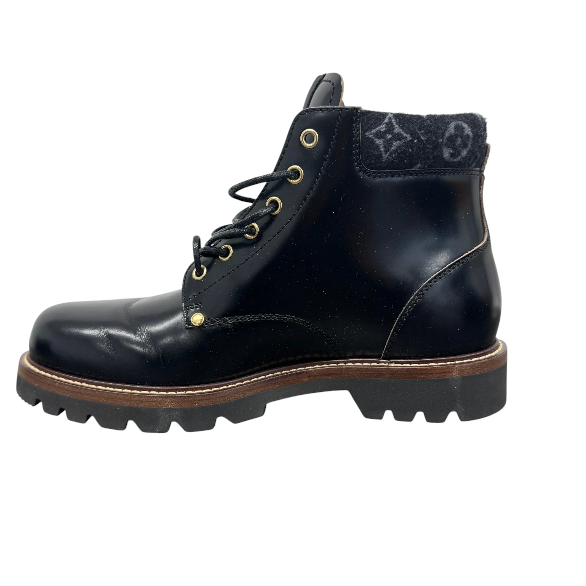 Men's Monogram Boots Black Size EU 41.5 / UK 7.5 - Image 2