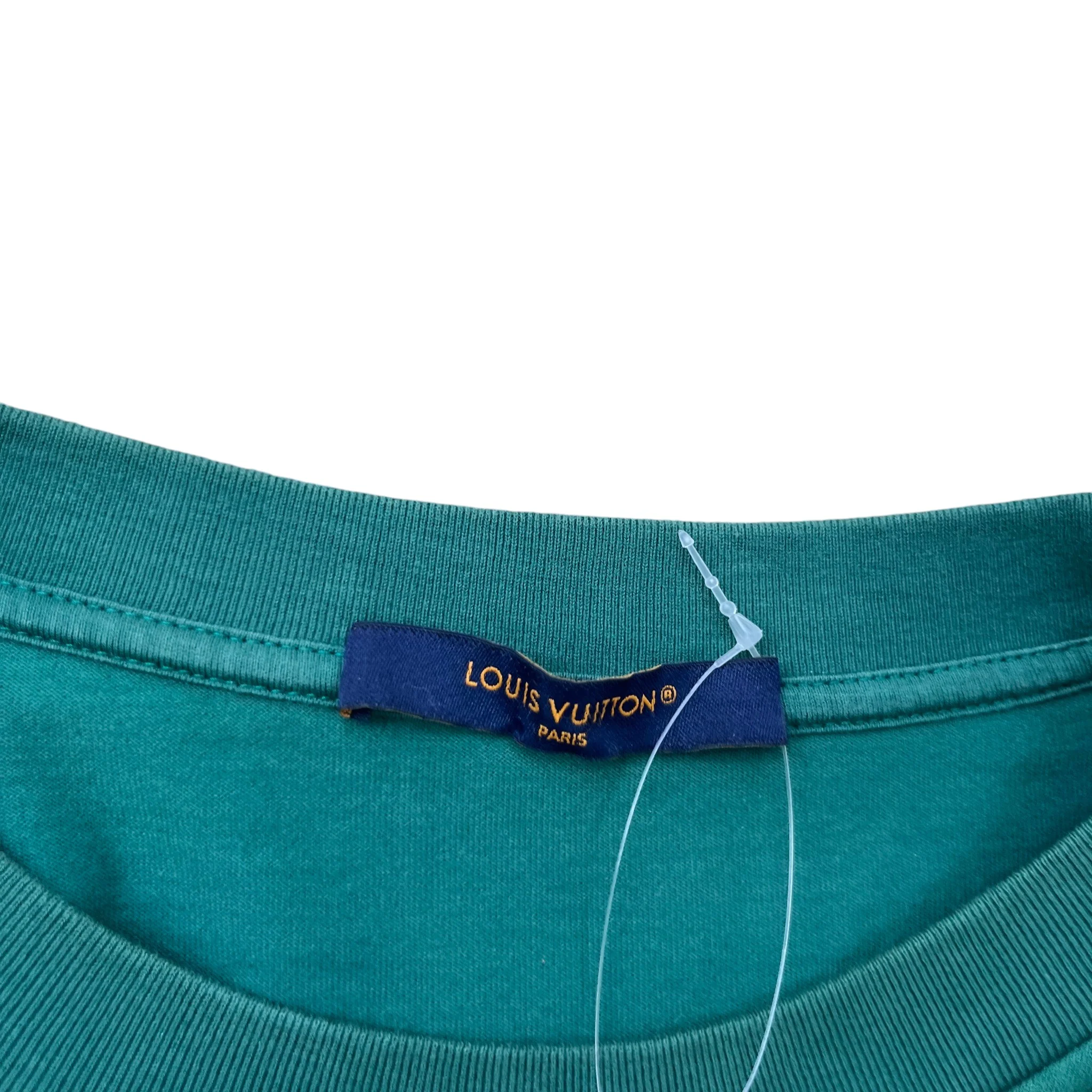 Men's Monogram Gradient T-Shirt Green Size XL - Image 8