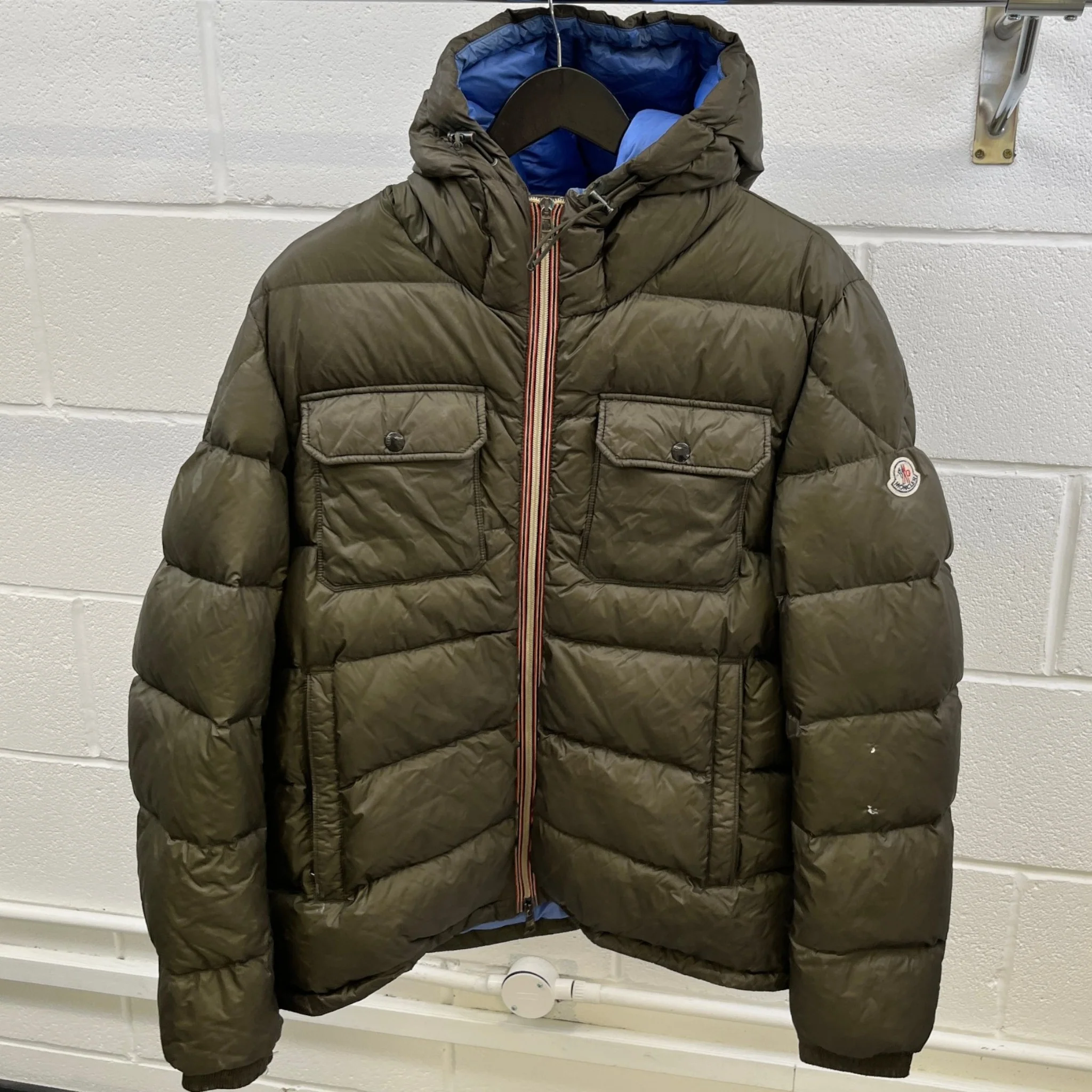 Men's Morane Down Jacket Khaki Size 5 / XXL - Image 11