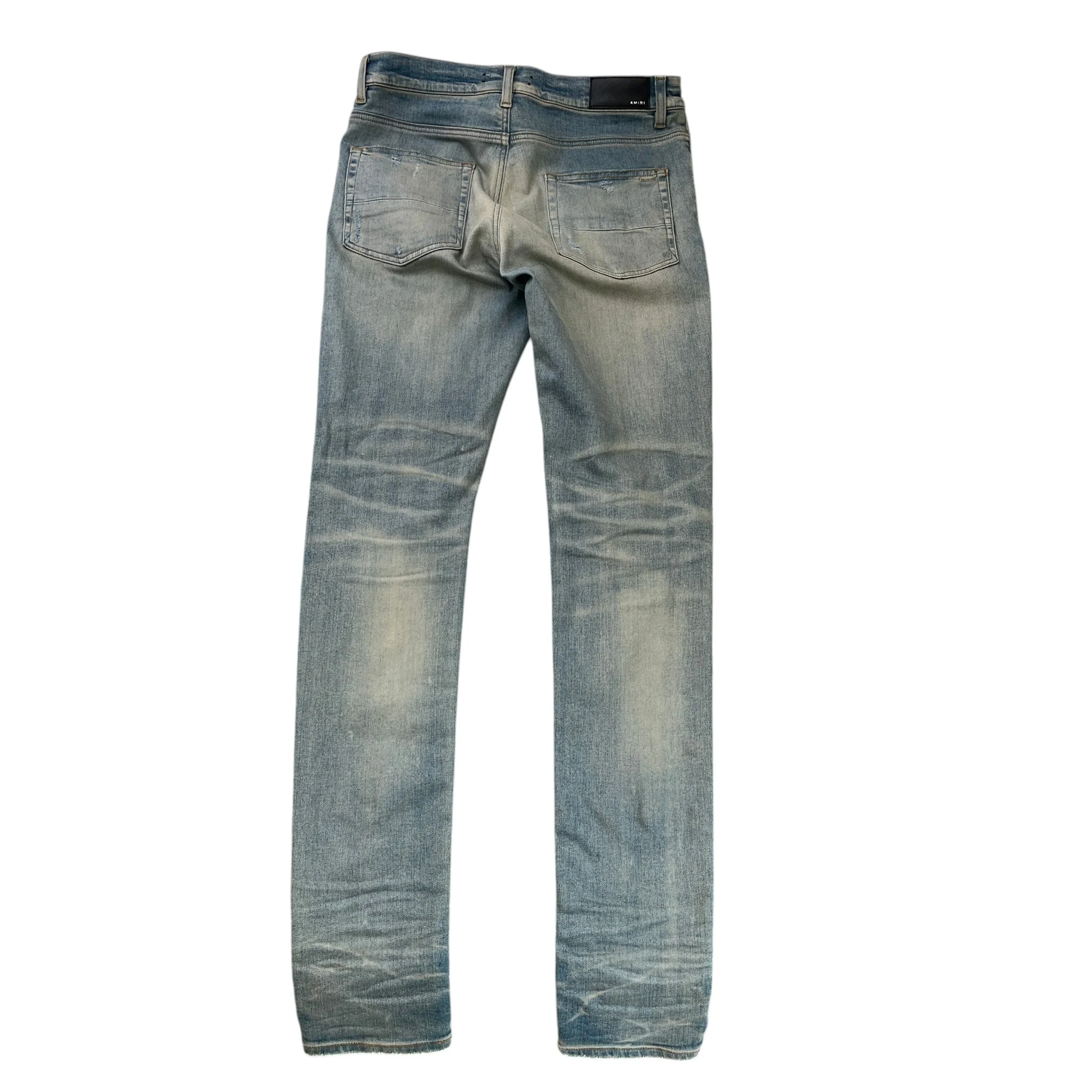 Men's Mx1 Distressed Jeans Blue Size Waist 32" - Image 2