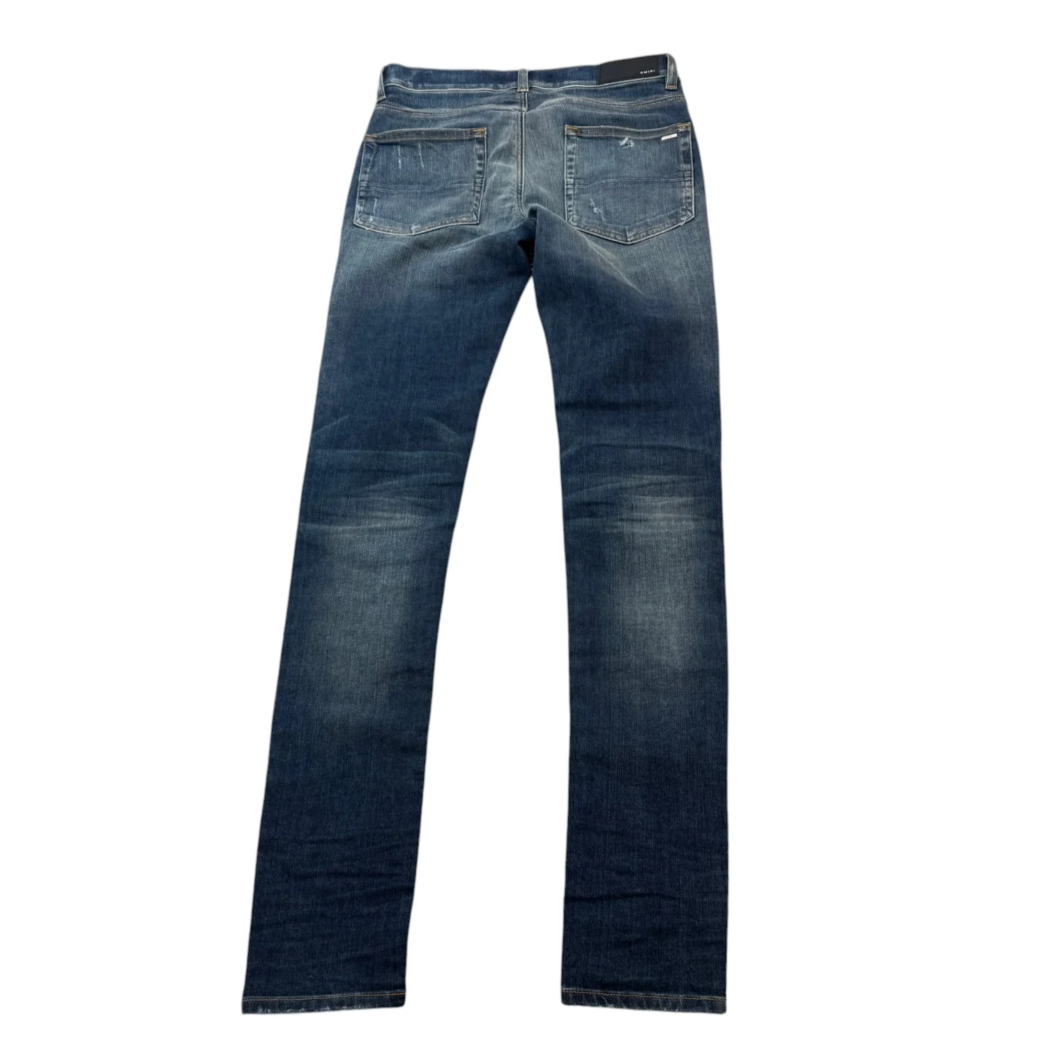 Men's Mx1 Distressed Skinny Jeans Blue Size Waist 30" - Image 2