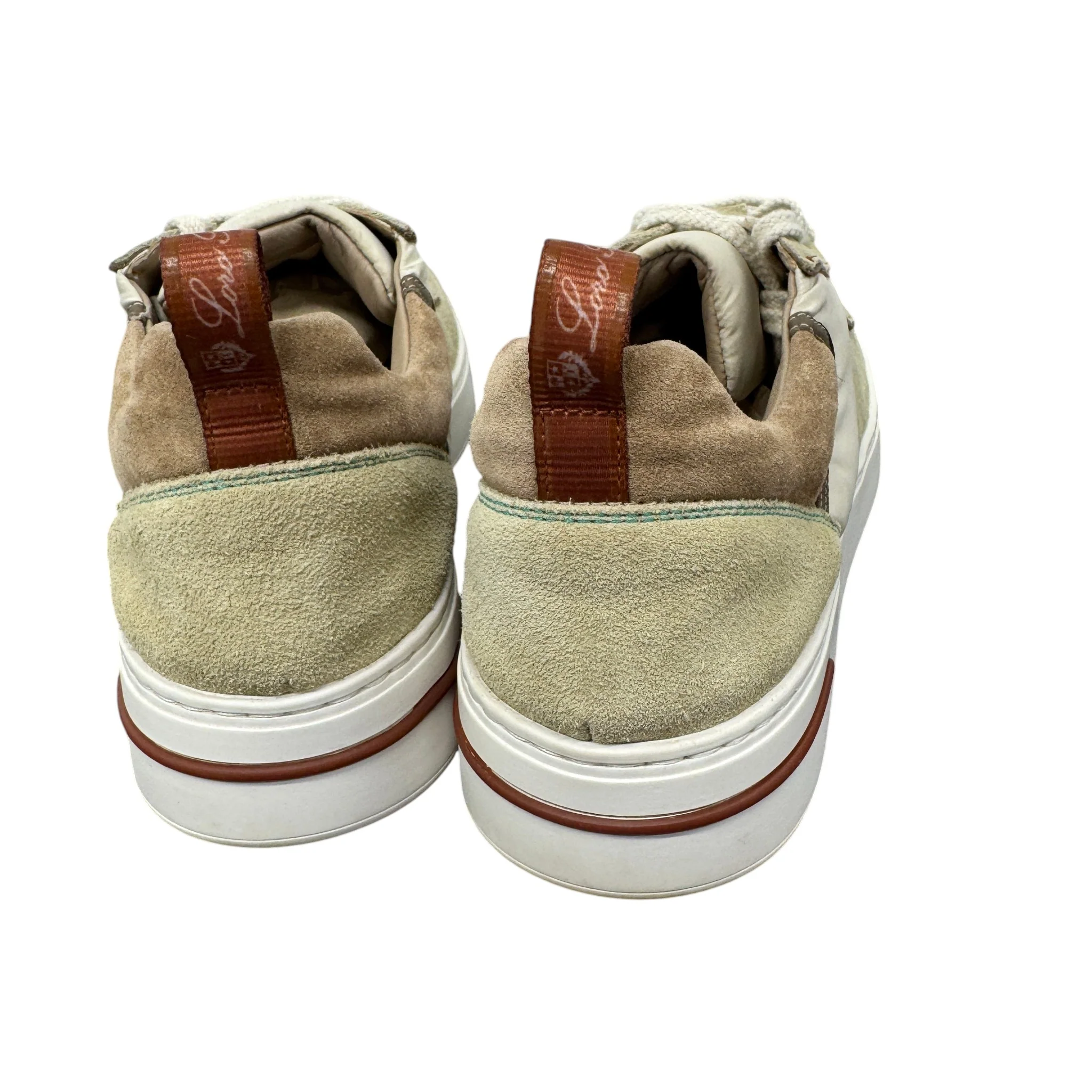 Men's Newport Walk Low Trainers Beige Size EU 41 / UK 7 - Image 9