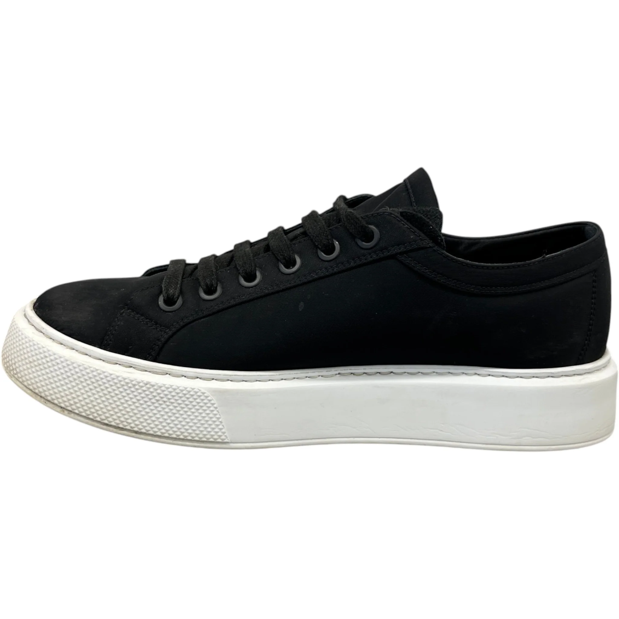Men's Nylon Gabardine Wheel Low Trainers Black Size EU 43 / UK 9 - Image 2