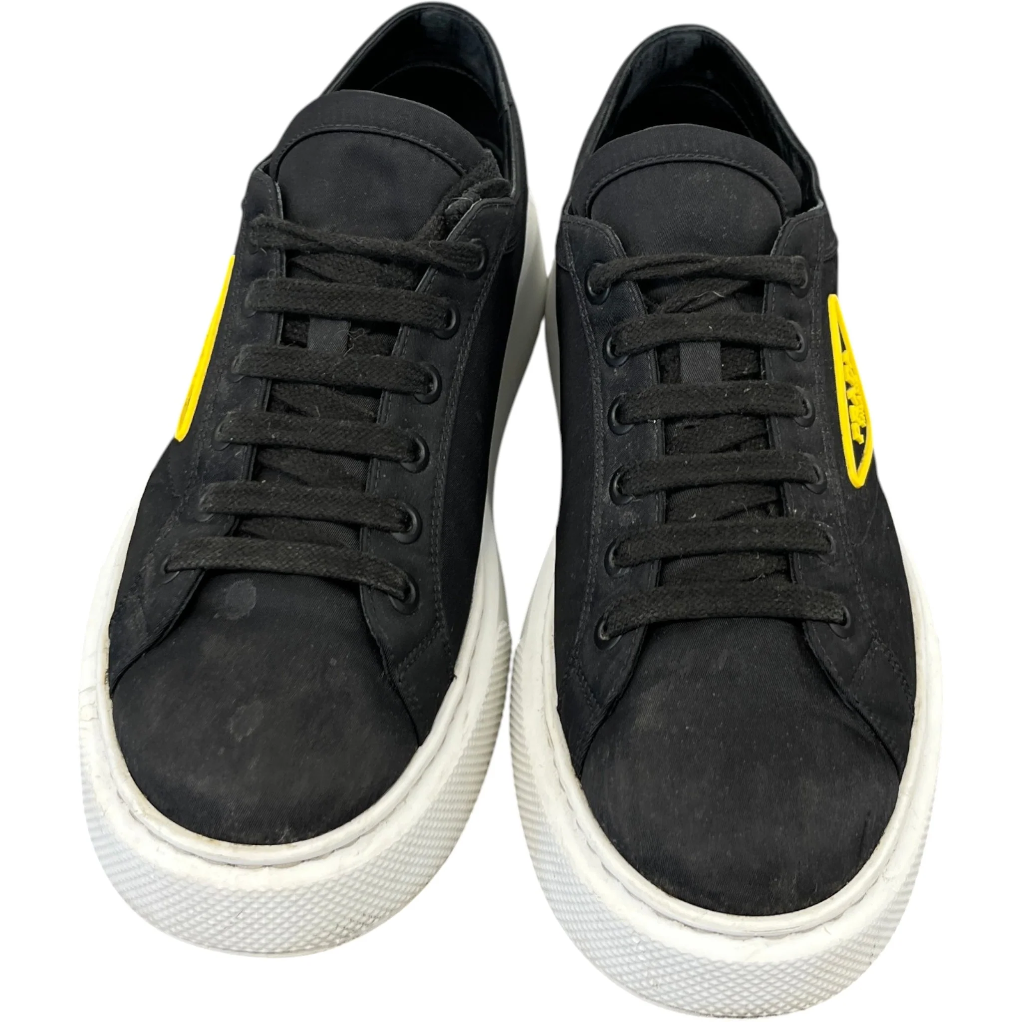 Men's Nylon Gabardine Wheel Low Trainers Black Size EU 43 / UK 9 - Image 6