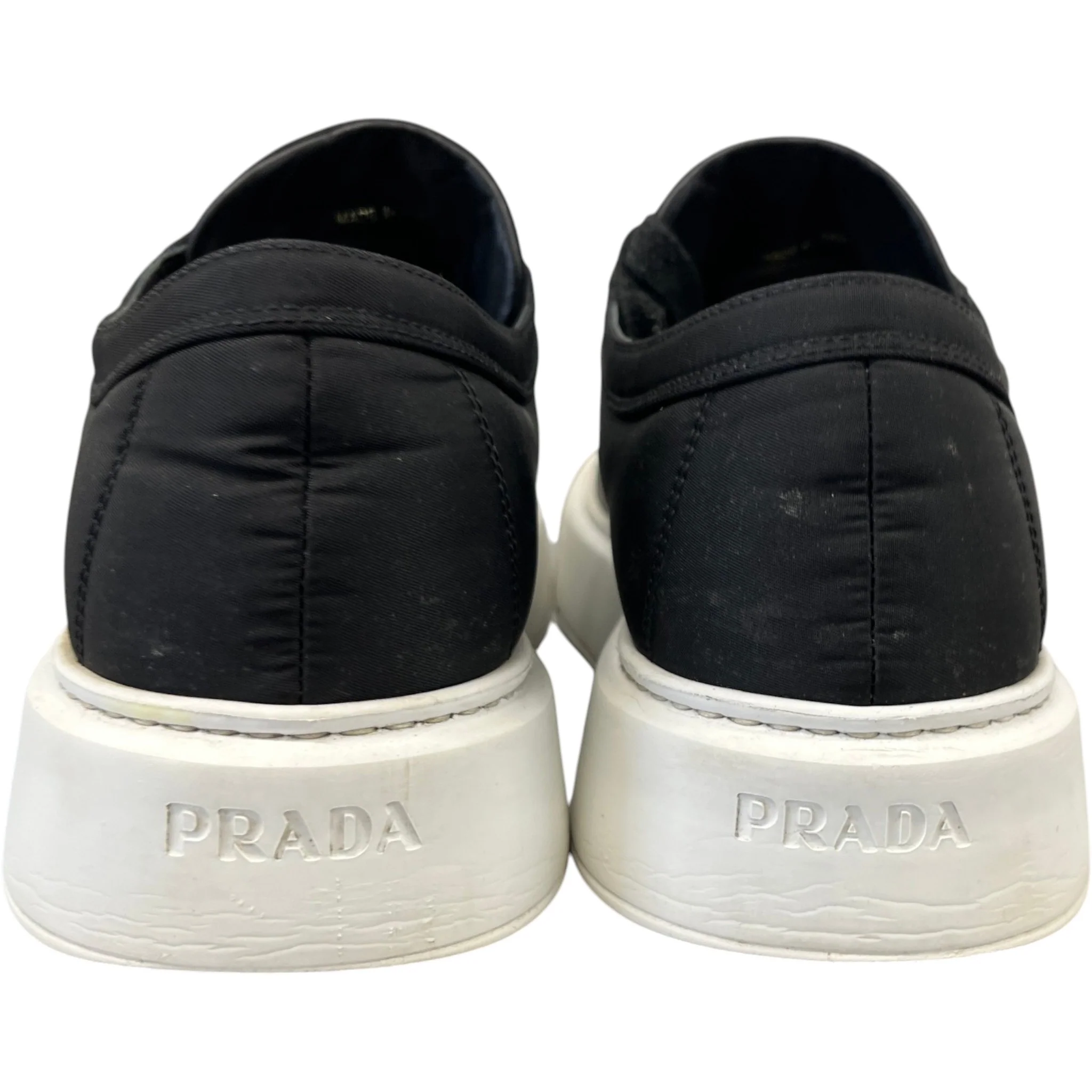 Men's Nylon Gabardine Wheel Low Trainers Black Size EU 43 / UK 9 - Image 7