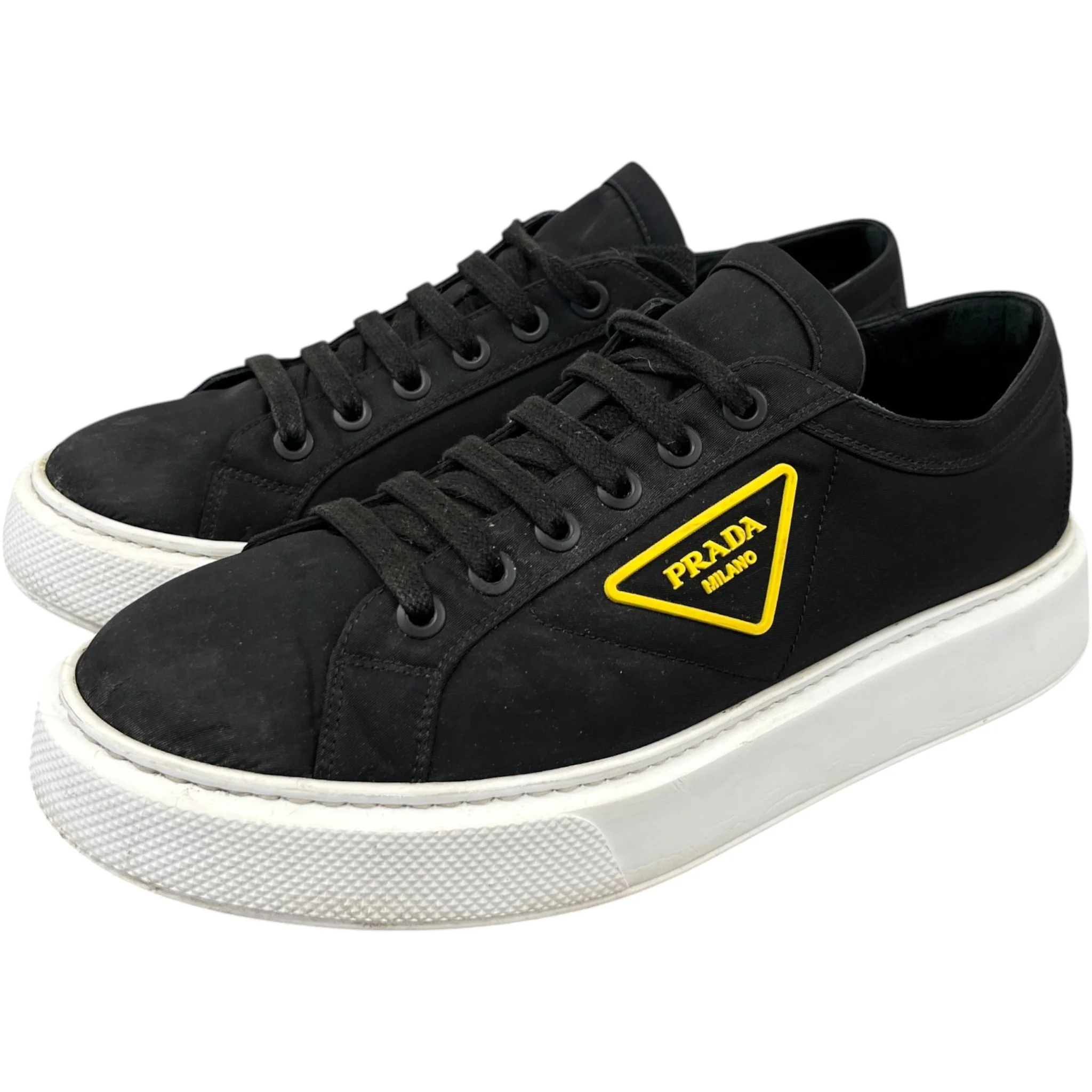 Men's Nylon Gabardine Wheel Low Trainers Black Size EU 43 / UK 9 - Image 9