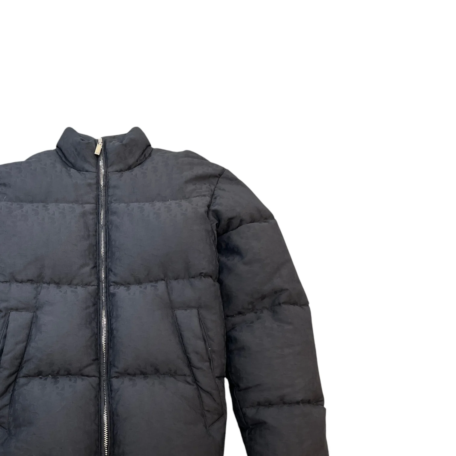 Men's Oblique Down Jacket Black Size IT 48 / M - Image 3