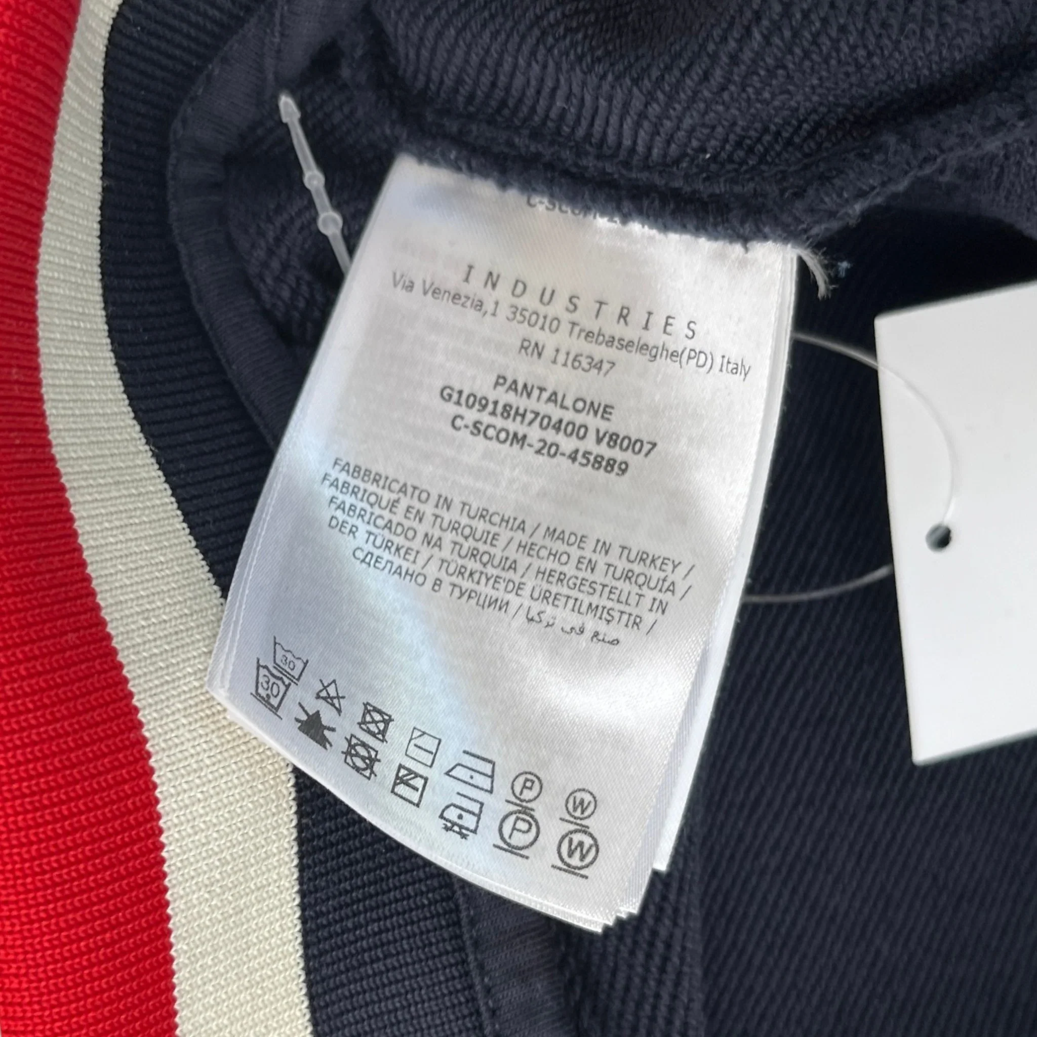 Men's Pantalone Joggers Navy Size L - Image 7