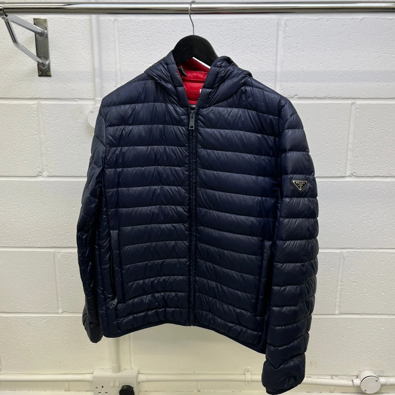 Men's Plaque Logo Jacket Navy Size IT 50 / L - Image 10