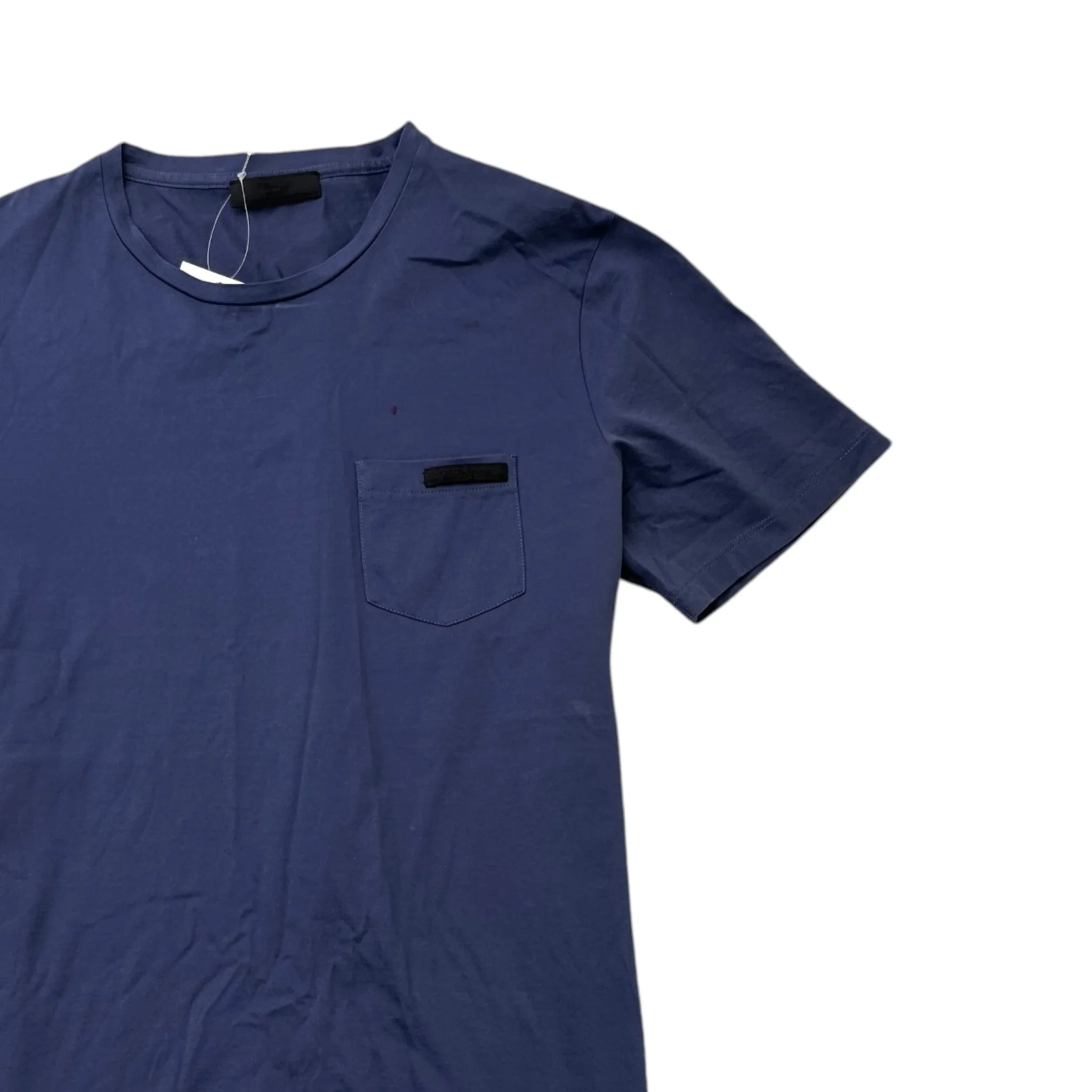 Men's Pocket Logo T-Shirt Navy Size M - Image 3