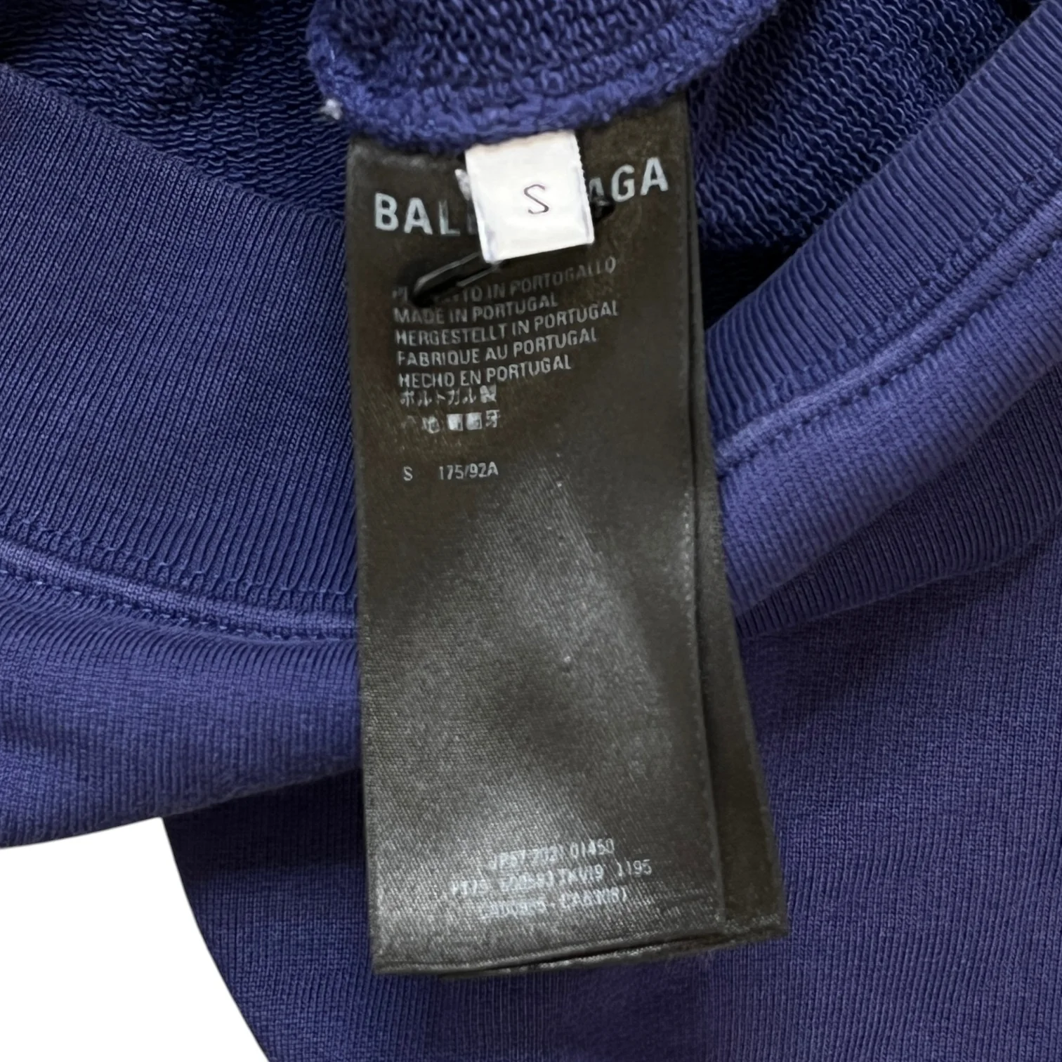 Men's Political Campaign Logo Hoodie Blue Size S - Image 7