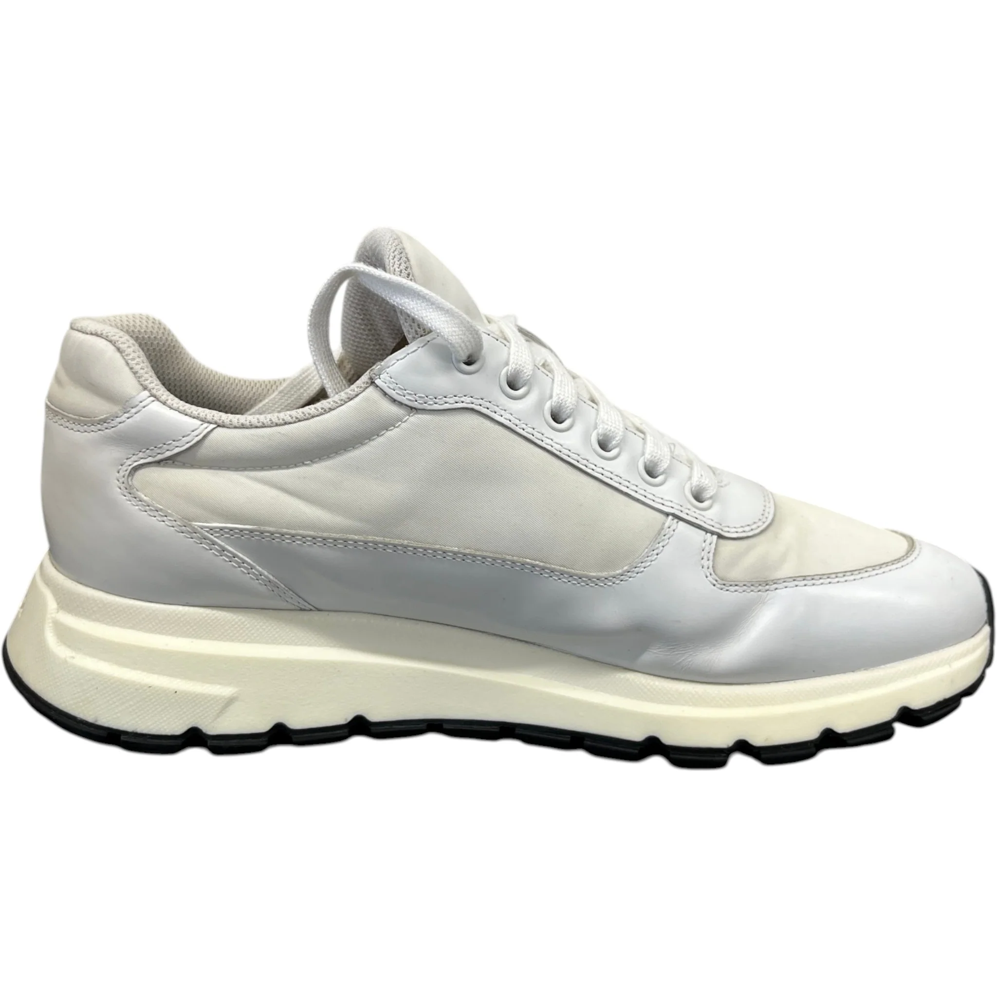 Men's Prax 01 Re-Nylon Low Trainers Cream Size EU 41 / UK 7 - Image 4