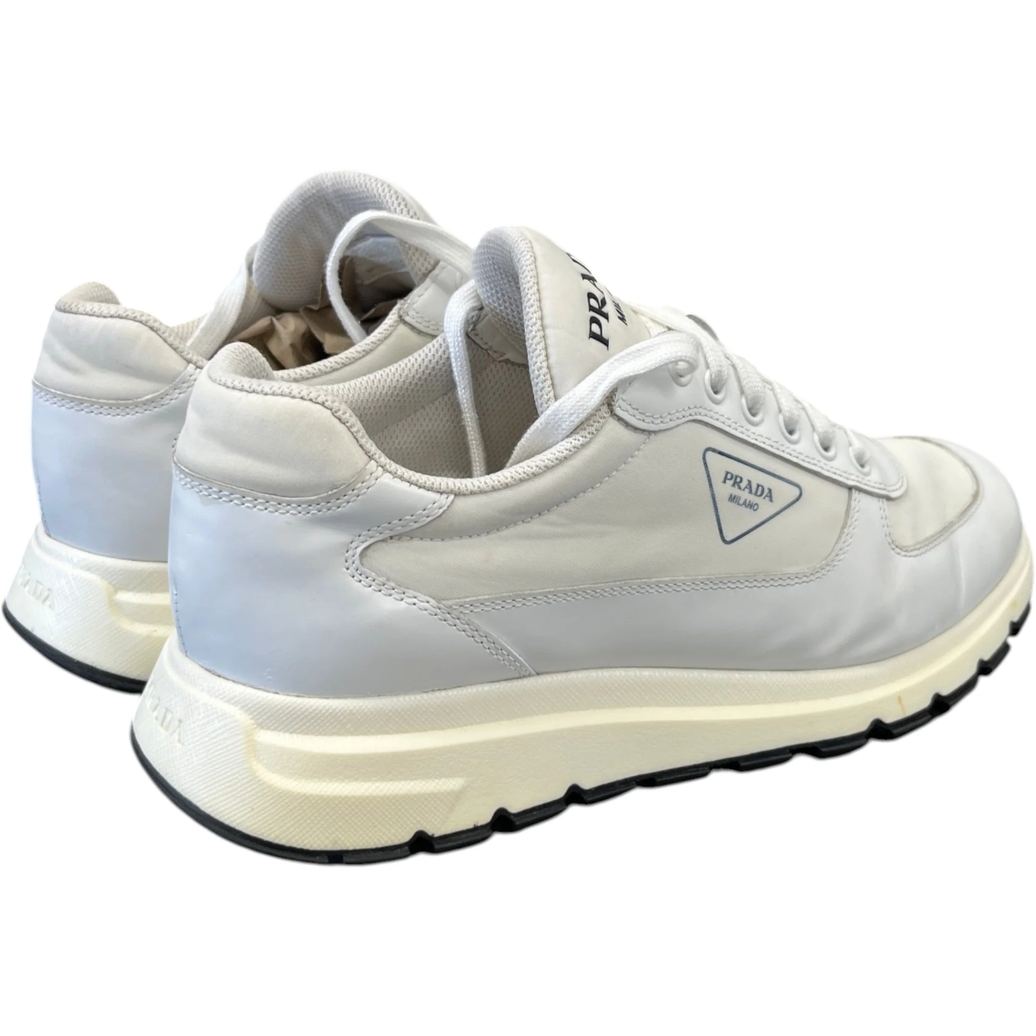 Men's Prax 01 Re-Nylon Low Trainers Cream Size EU 41 / UK 7 - Image 8