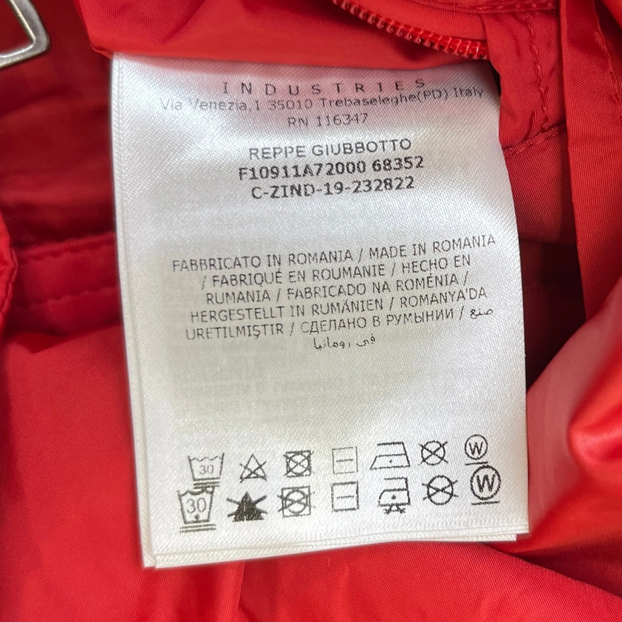 Men's Reppe Jacket Red Size 4 / XL - Image 9