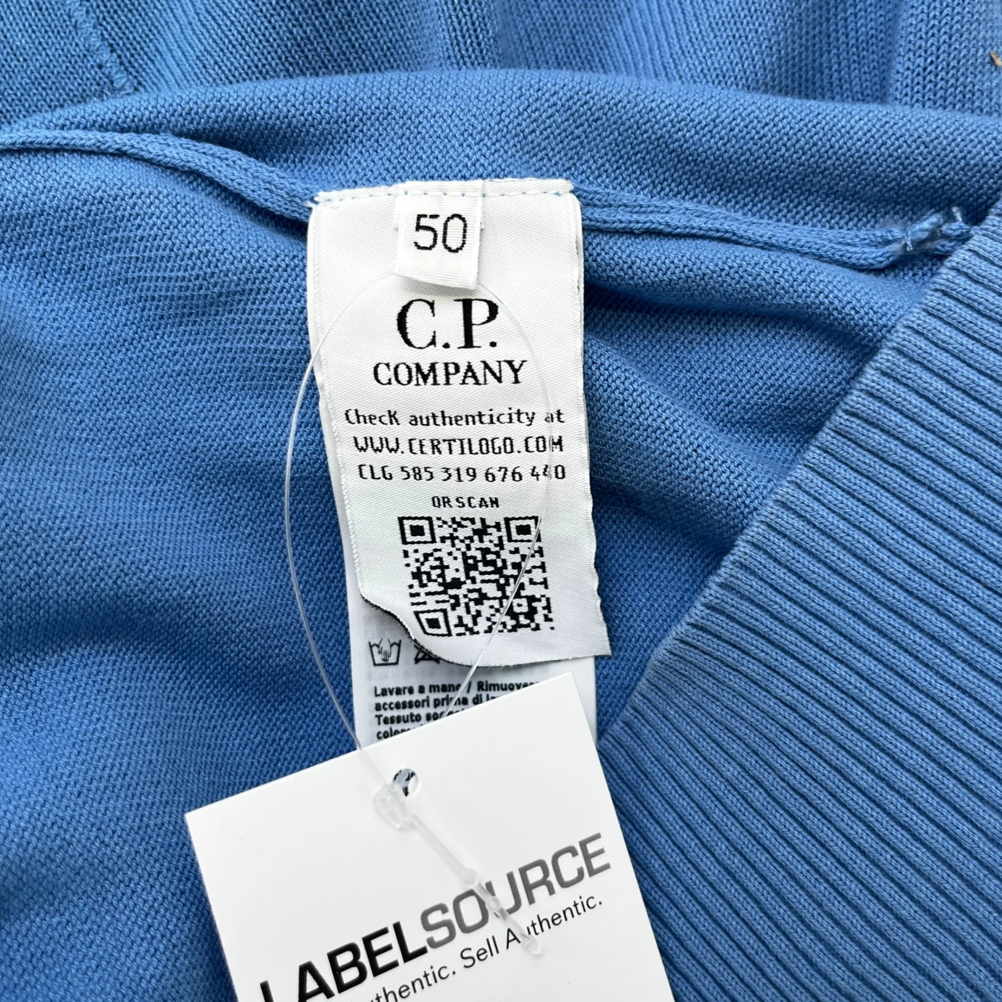 Men's Signature Lens Jumper Blue Size IT 50 / UK L - Image 6