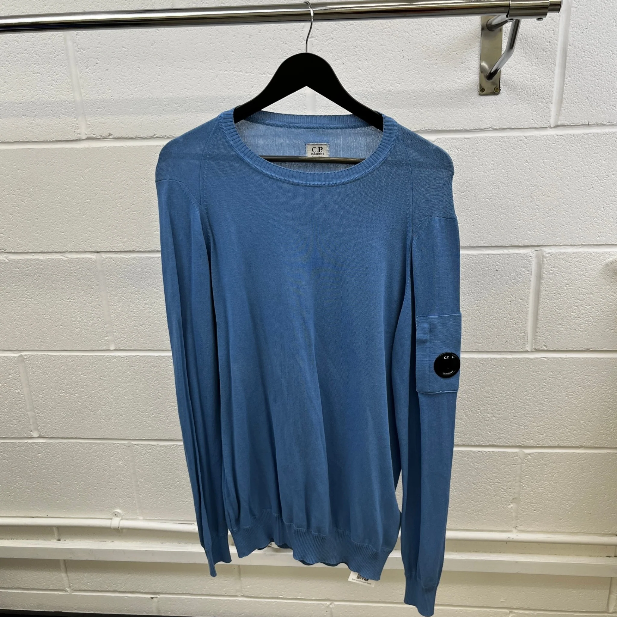 Men's Signature Lens Jumper Blue Size IT 50 / UK L - Image 8