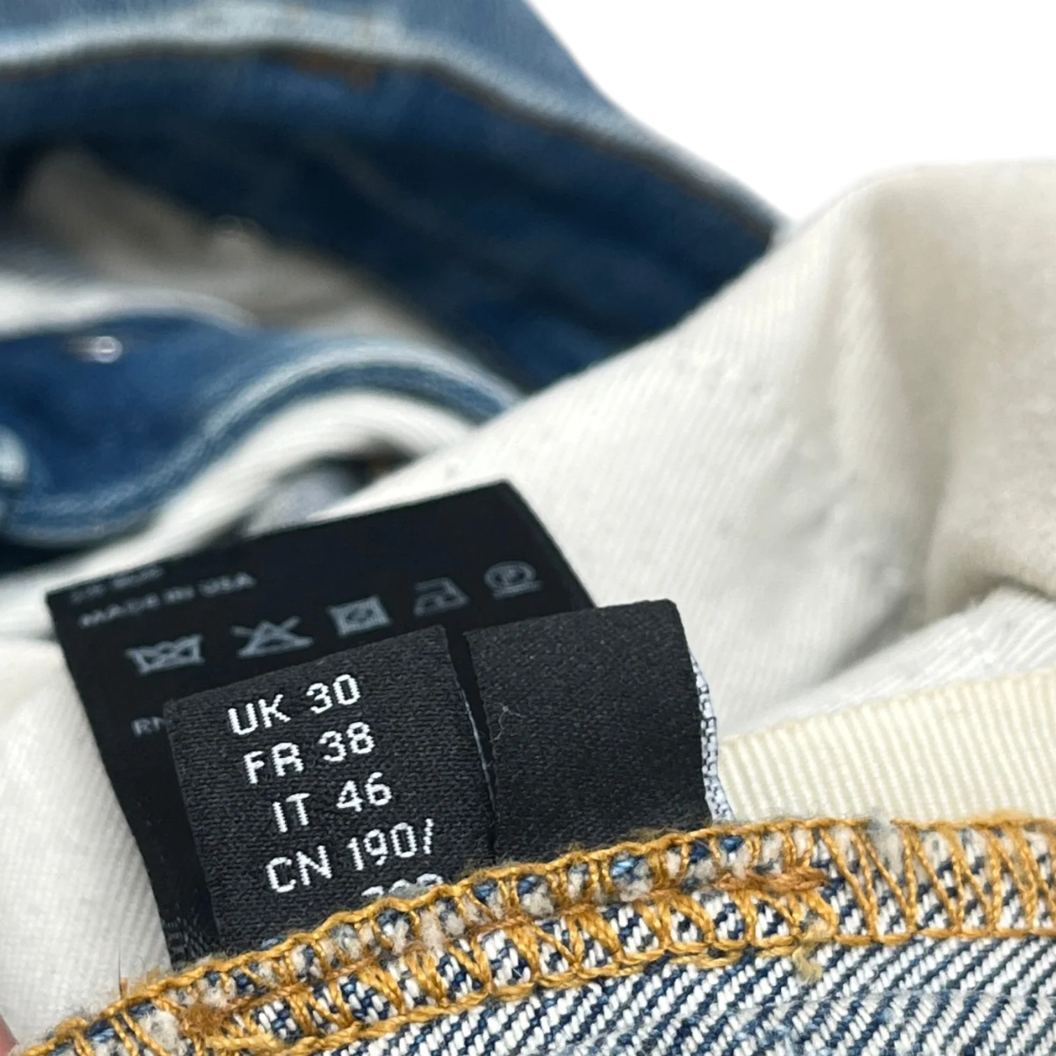 Men's Stack Jeans Blue Size Waist 30" - Image 11