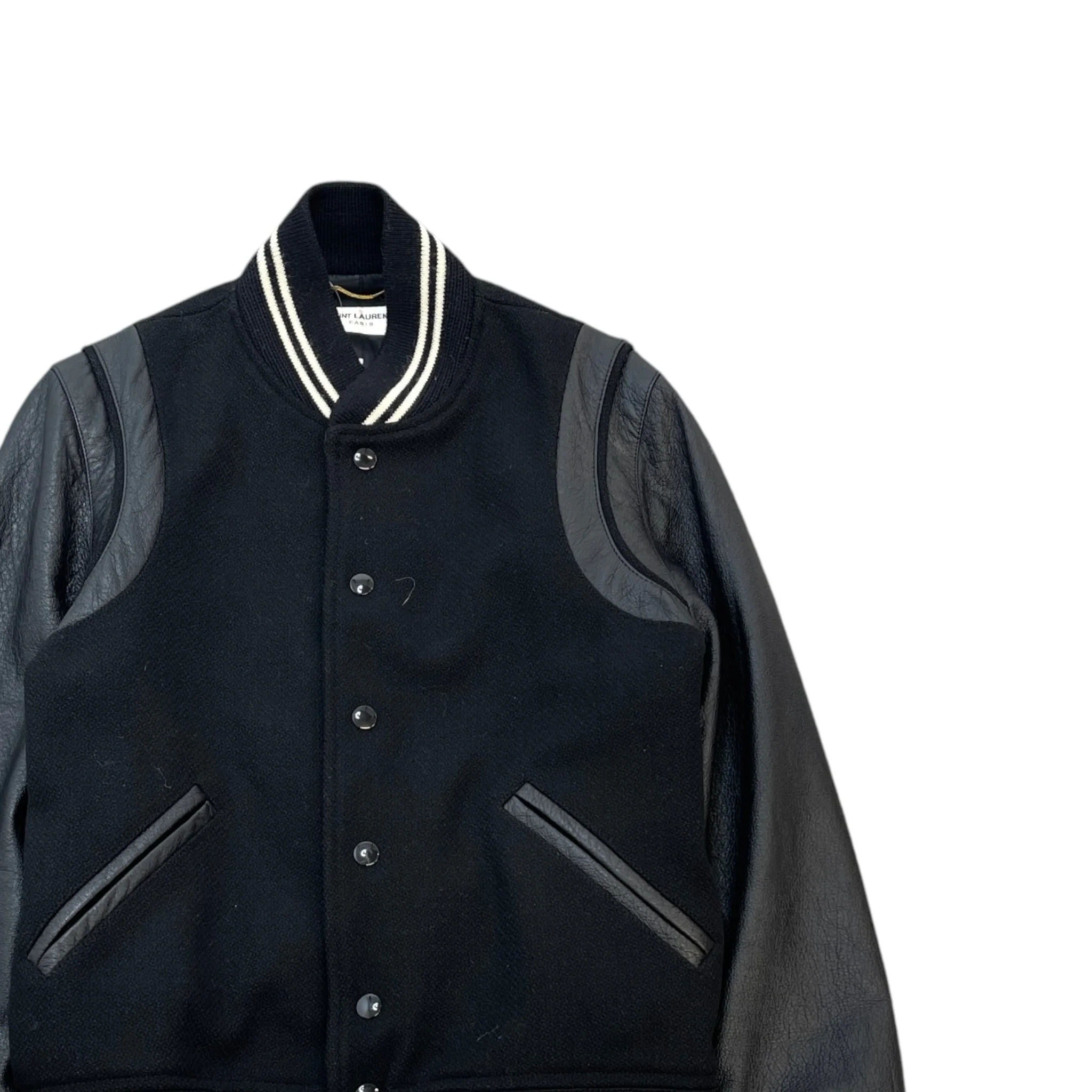 Men's Teddy Bomber Jacket Black Size XXS - Image 3
