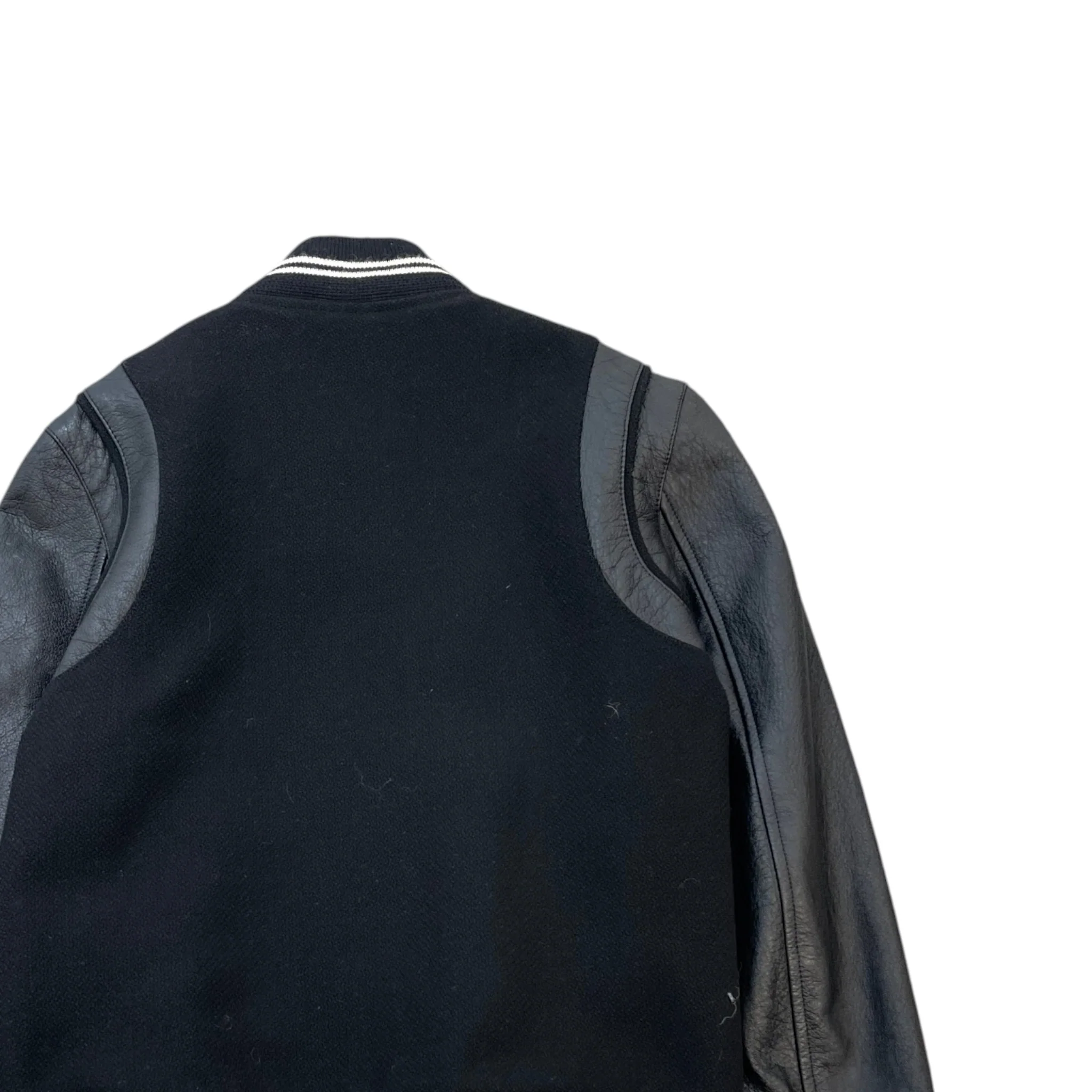 Men's Teddy Bomber Jacket Black Size XXS - Image 4