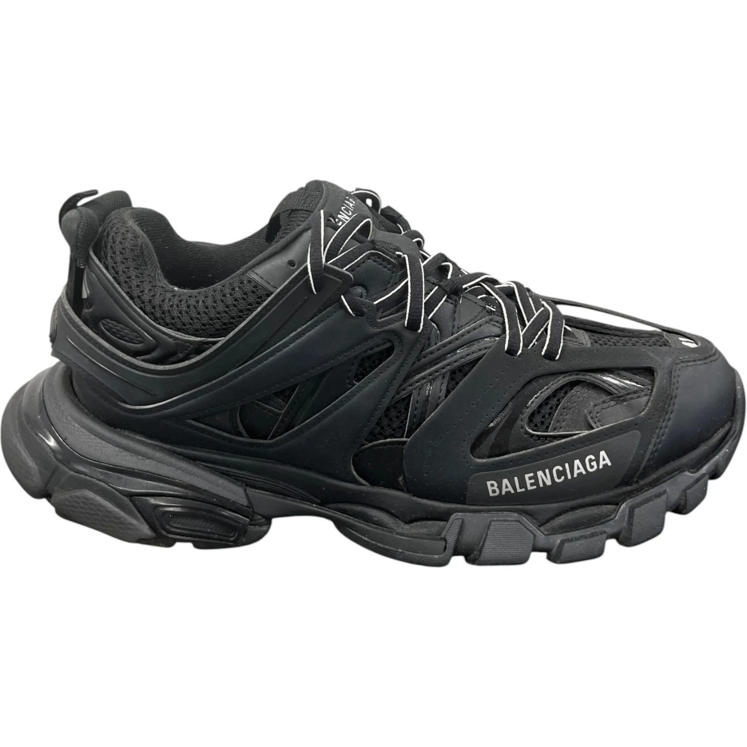 Men's Track Low Trainers Black Size EU 41 / UK 7