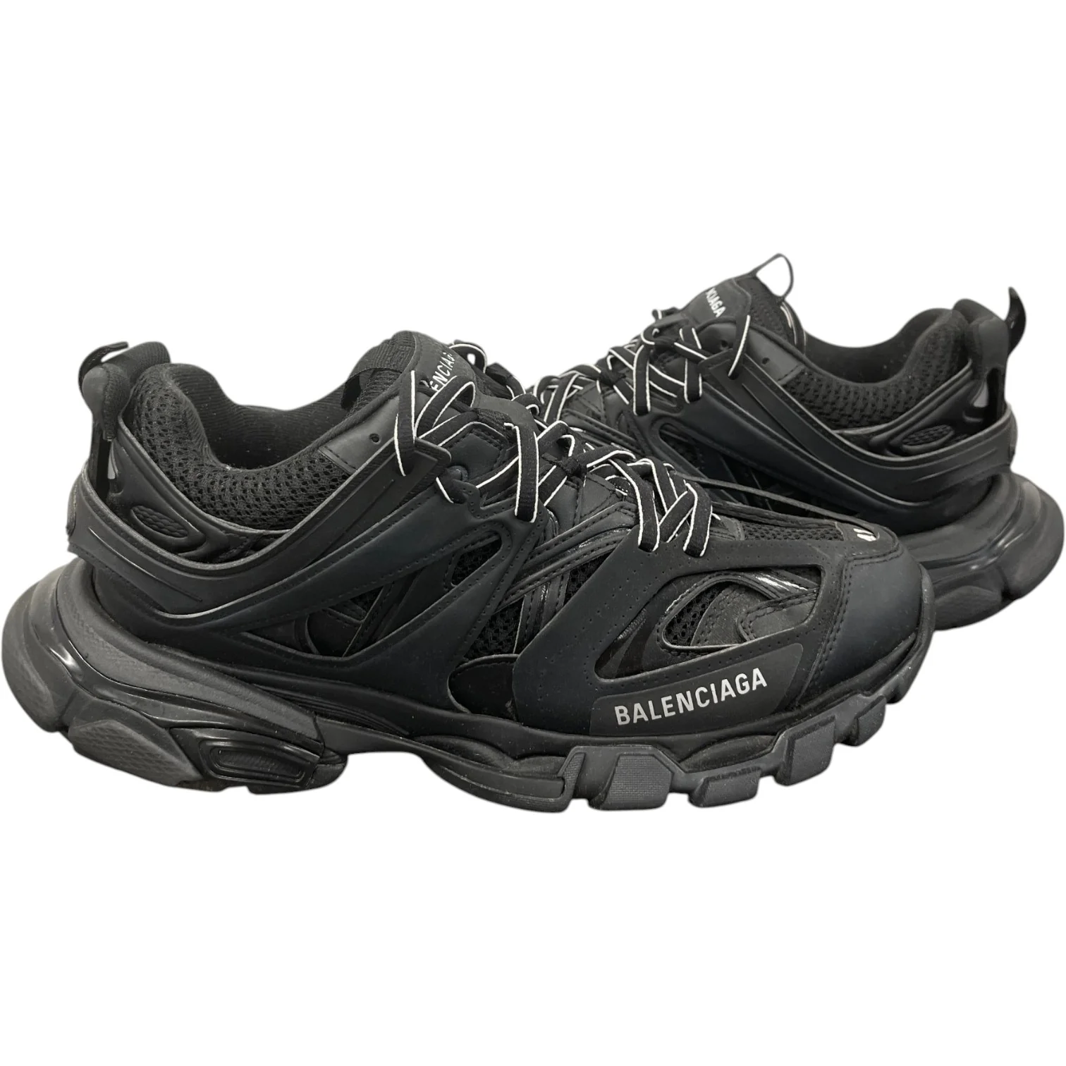 Men's Track Low Trainers Black Size EU 41 / UK 7 - Image 2