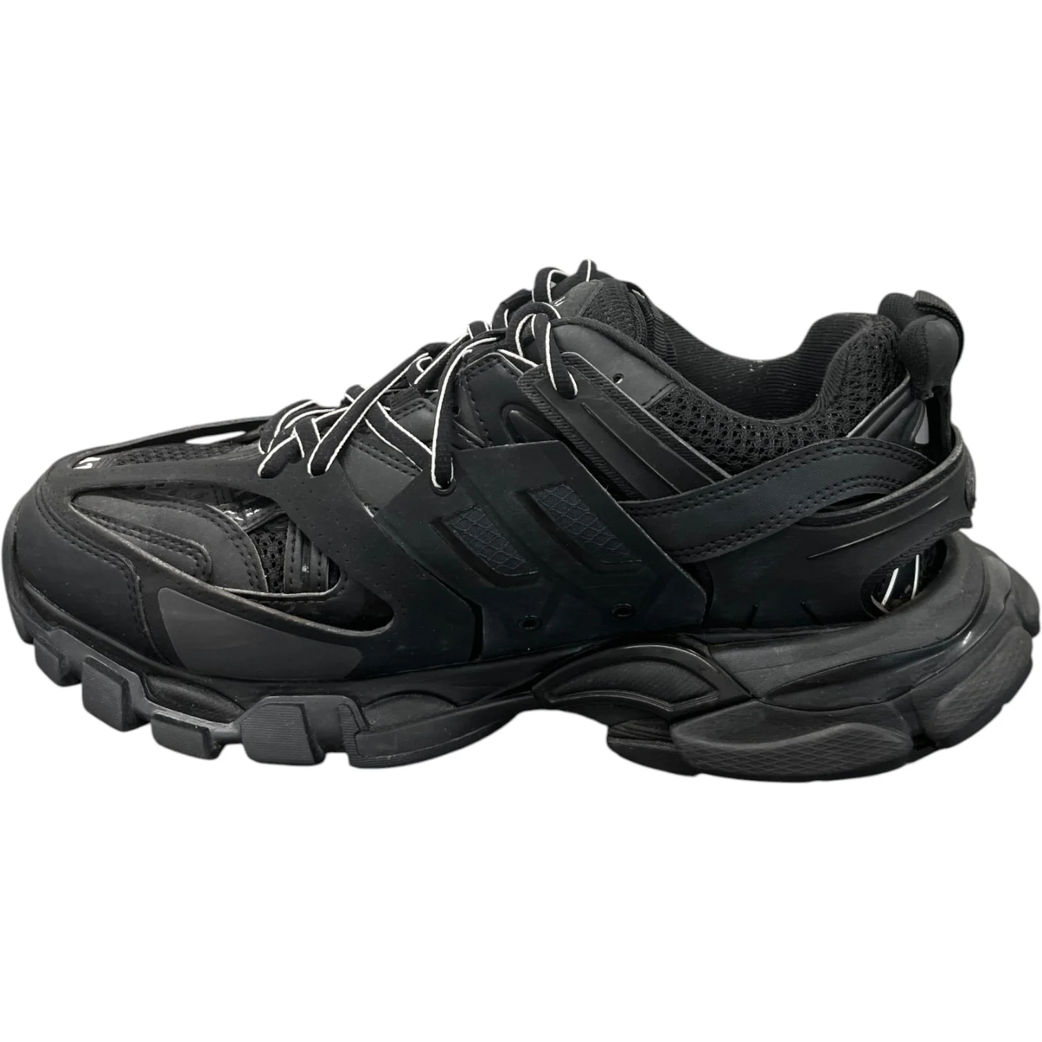 Men's Track Low Trainers Black Size EU 41 / UK 7 - Image 3