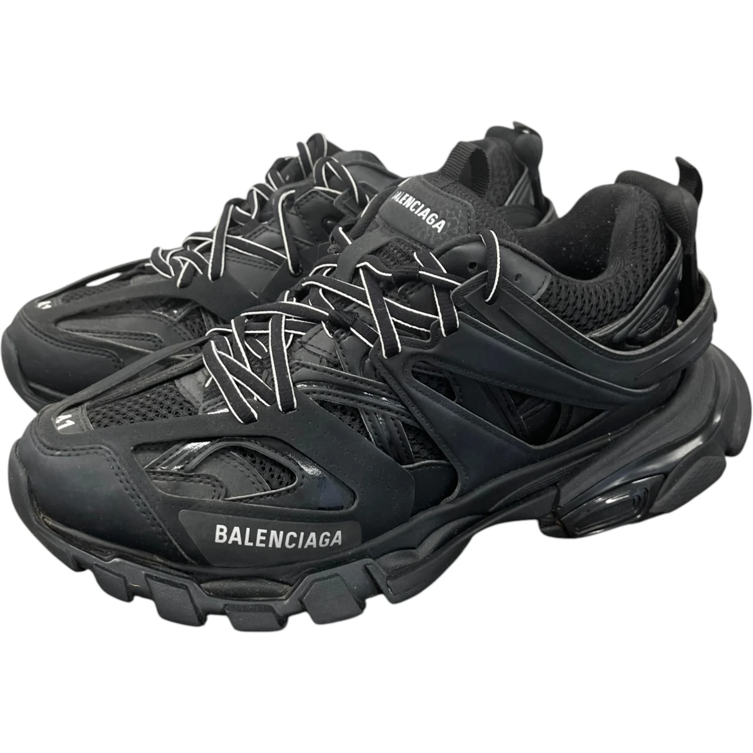 Men's Track Low Trainers Black Size EU 41 / UK 7 - Image 8