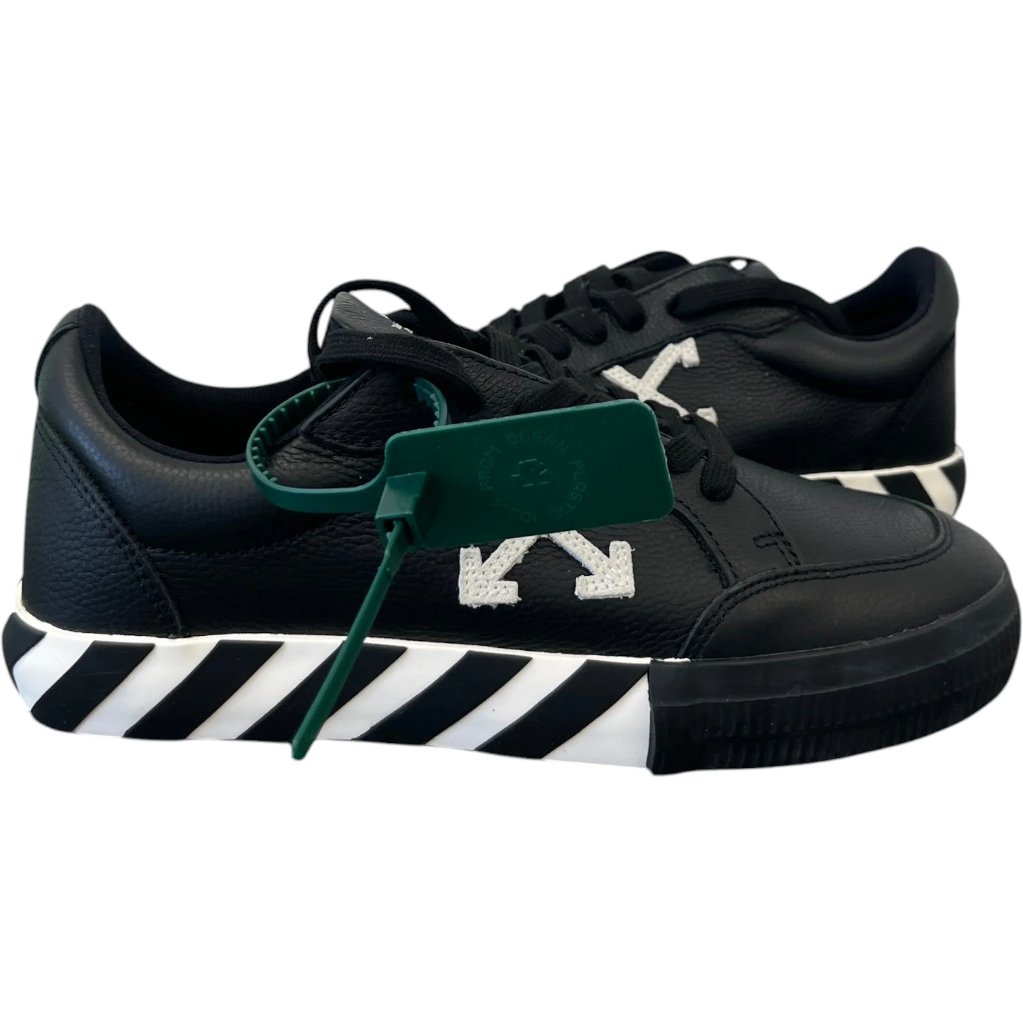 Men's Vulcanized Low Trainers Black Size EU 40 / UK 6 - Image 3