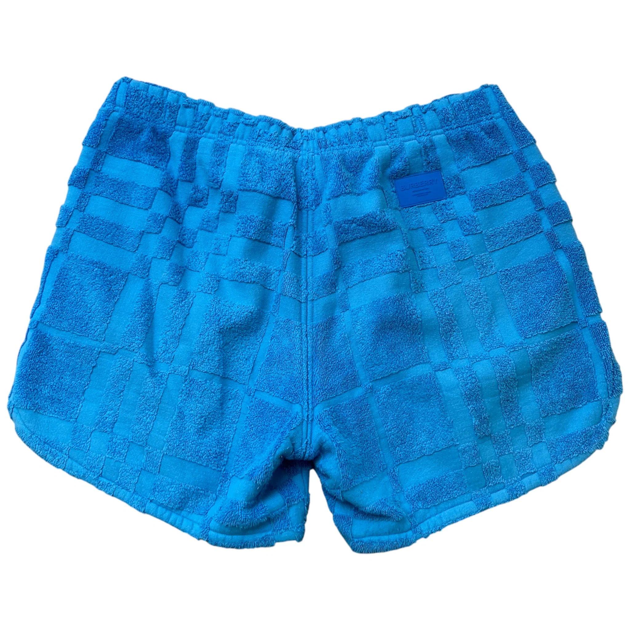 Men's Willesden Mega Check Shorts Blue Size L - Image 2
