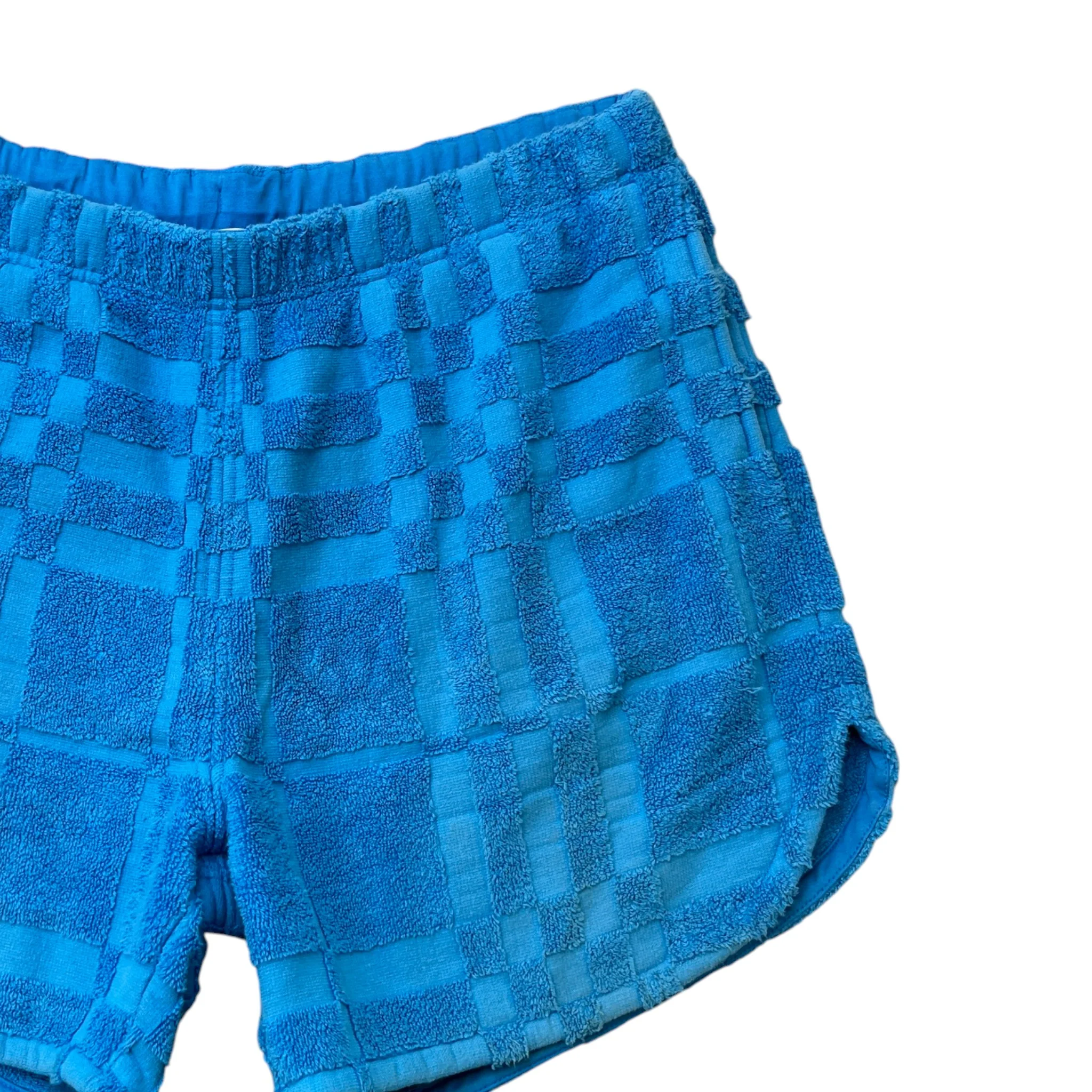 Men's Willesden Mega Check Shorts Blue Size L - Image 3