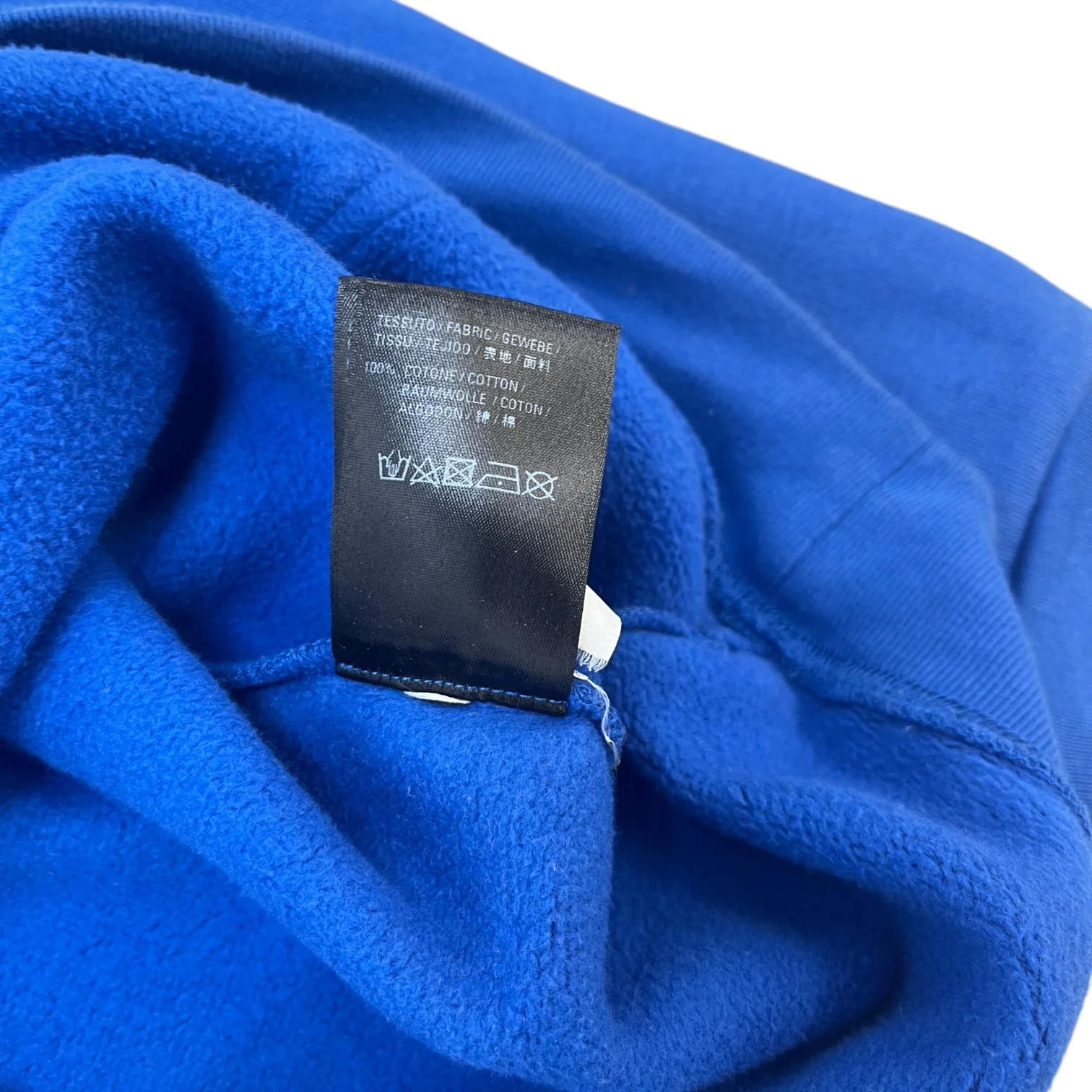 Men's World Food Programme Print Hoodie Blue Size XS - Image 11