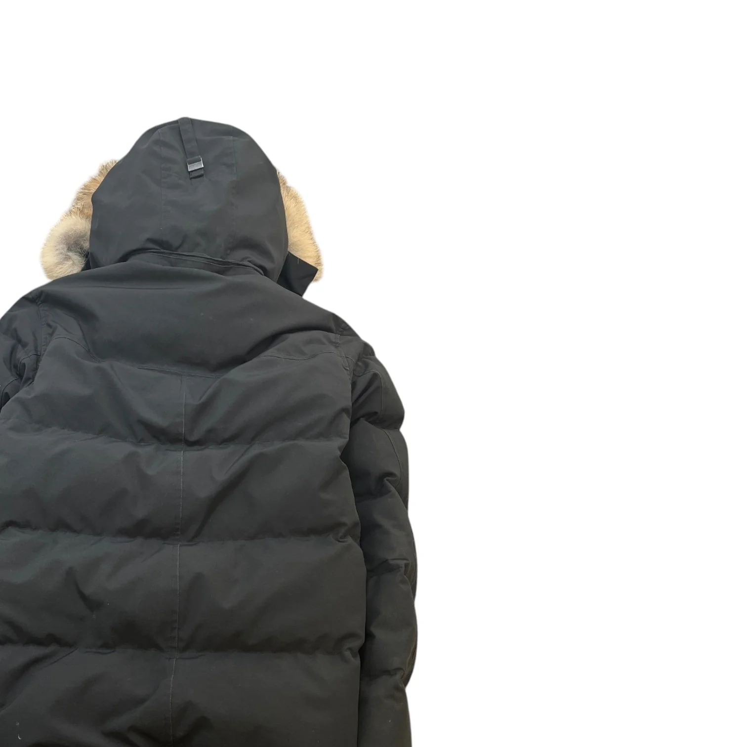 Men's Wyndham Parka Down Jacket Black Size M - Image 4