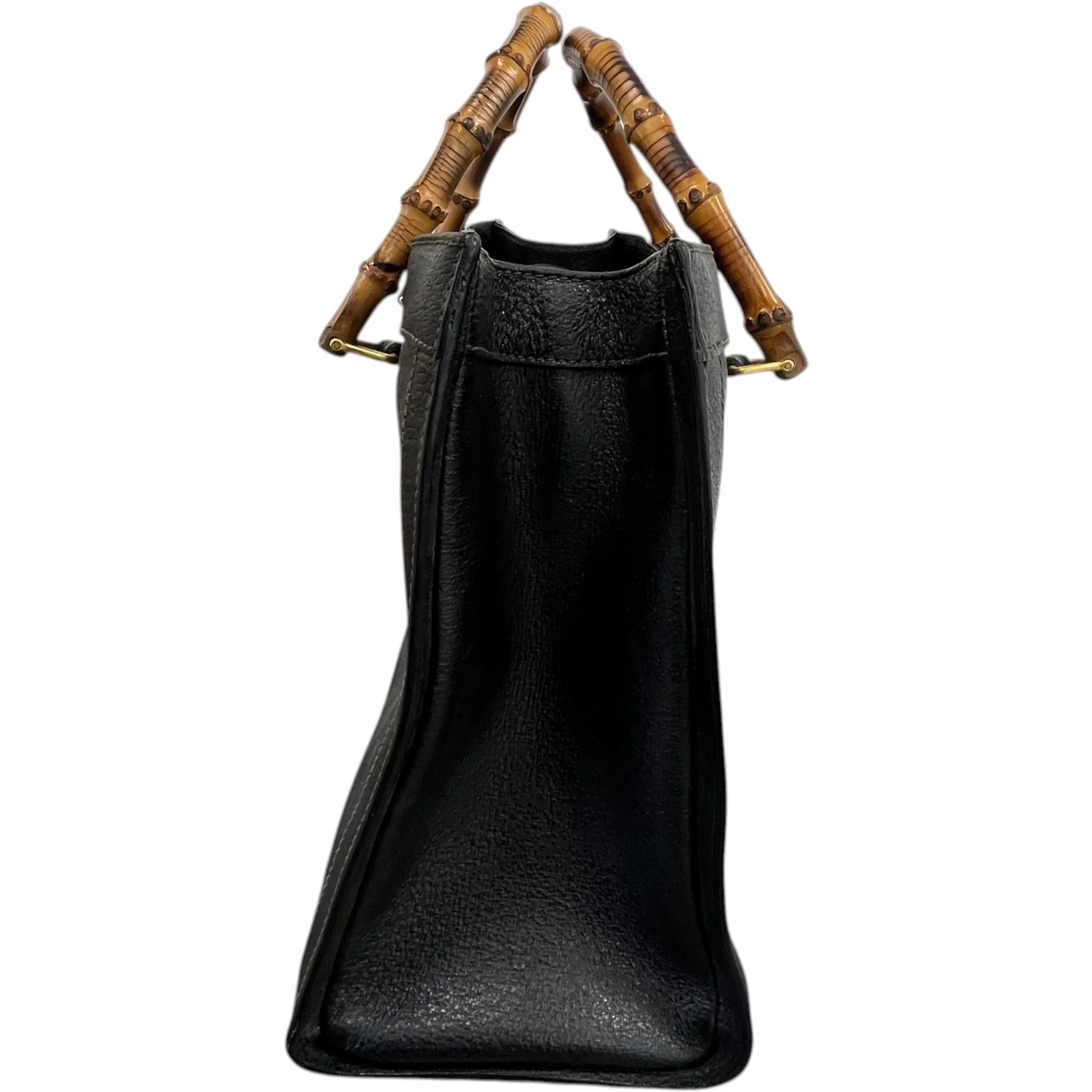 Women's Bamboo Diana Bag Black - Image 7