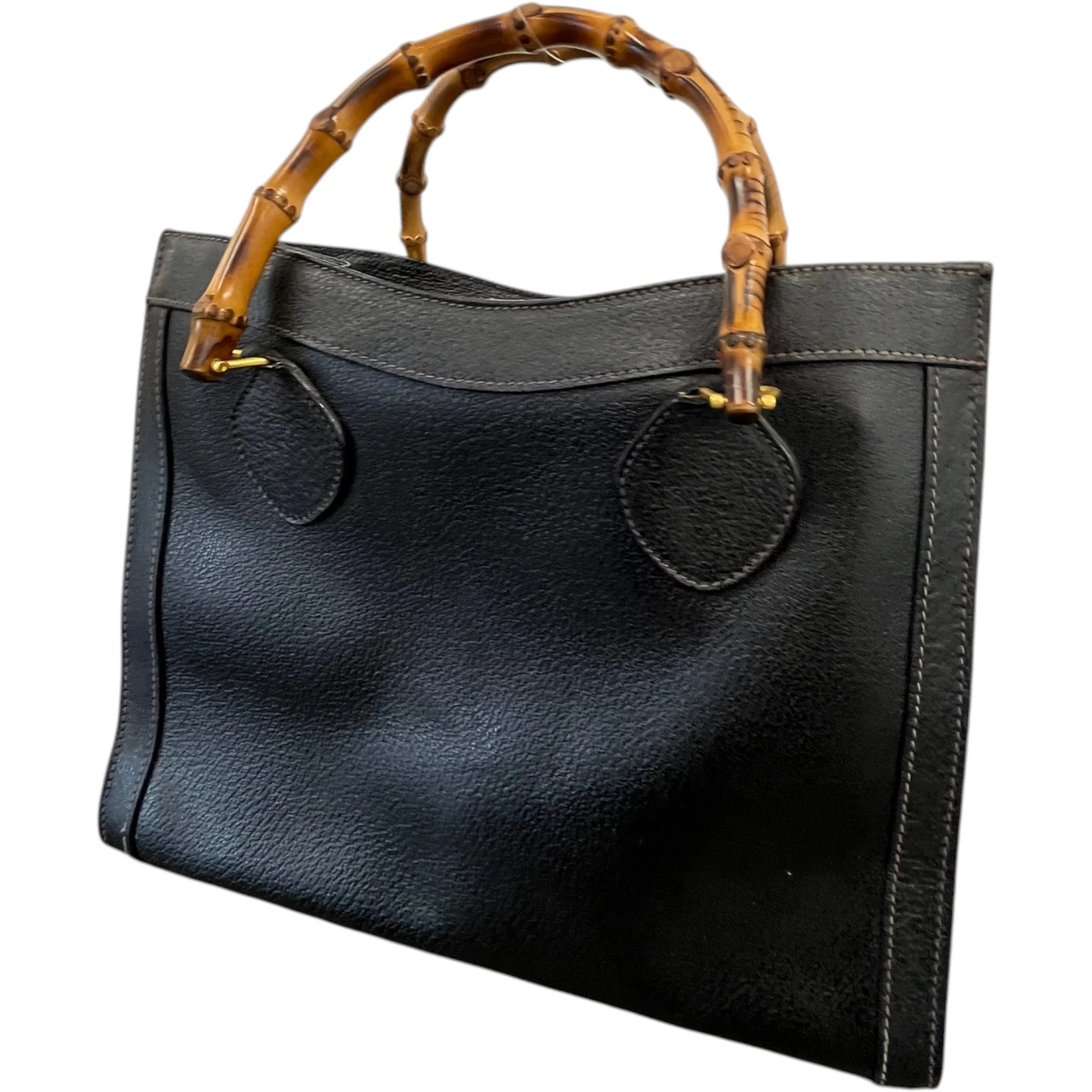 Women's Bamboo Diana Bag Black - Image 8
