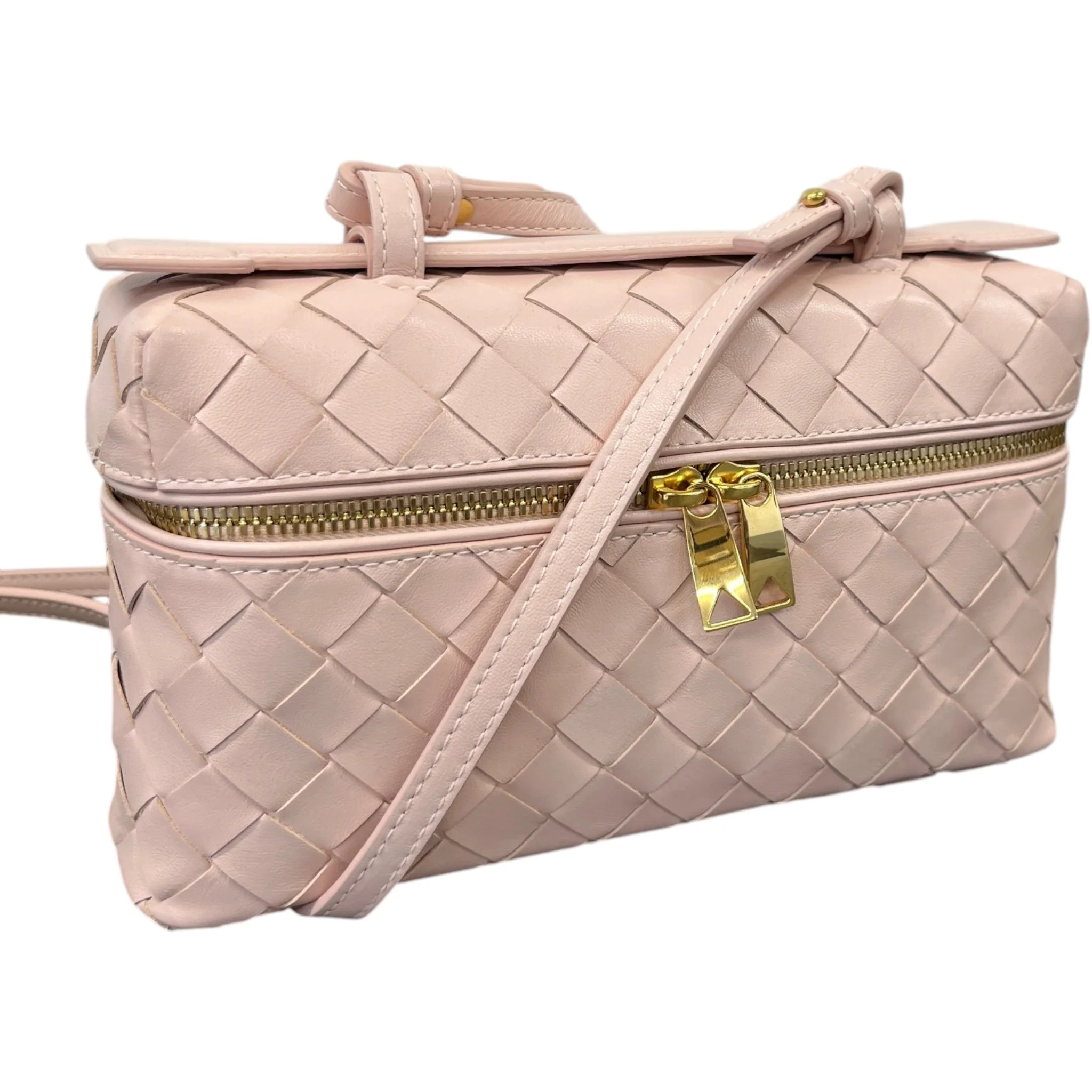 Women's Bang Bang Vanity Intrecciato Bag Pink - Image 4