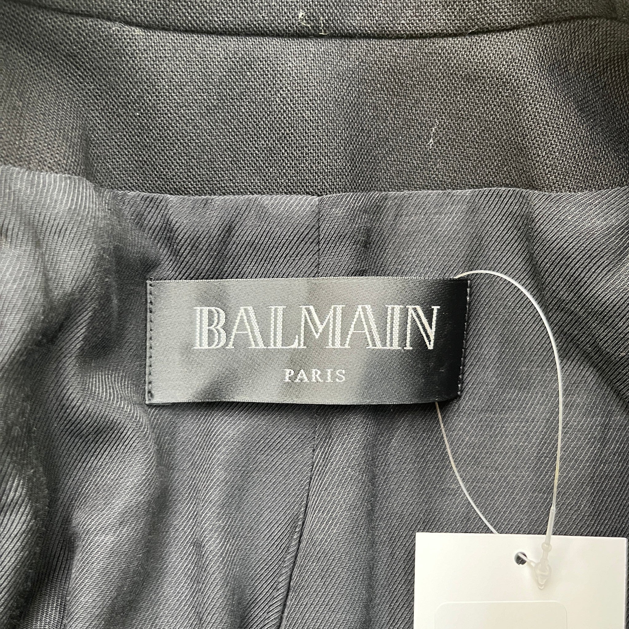 Women's Button Logo Double Breasted Blazer Jacket Black Size IT 36 / UK 4 - Image 9