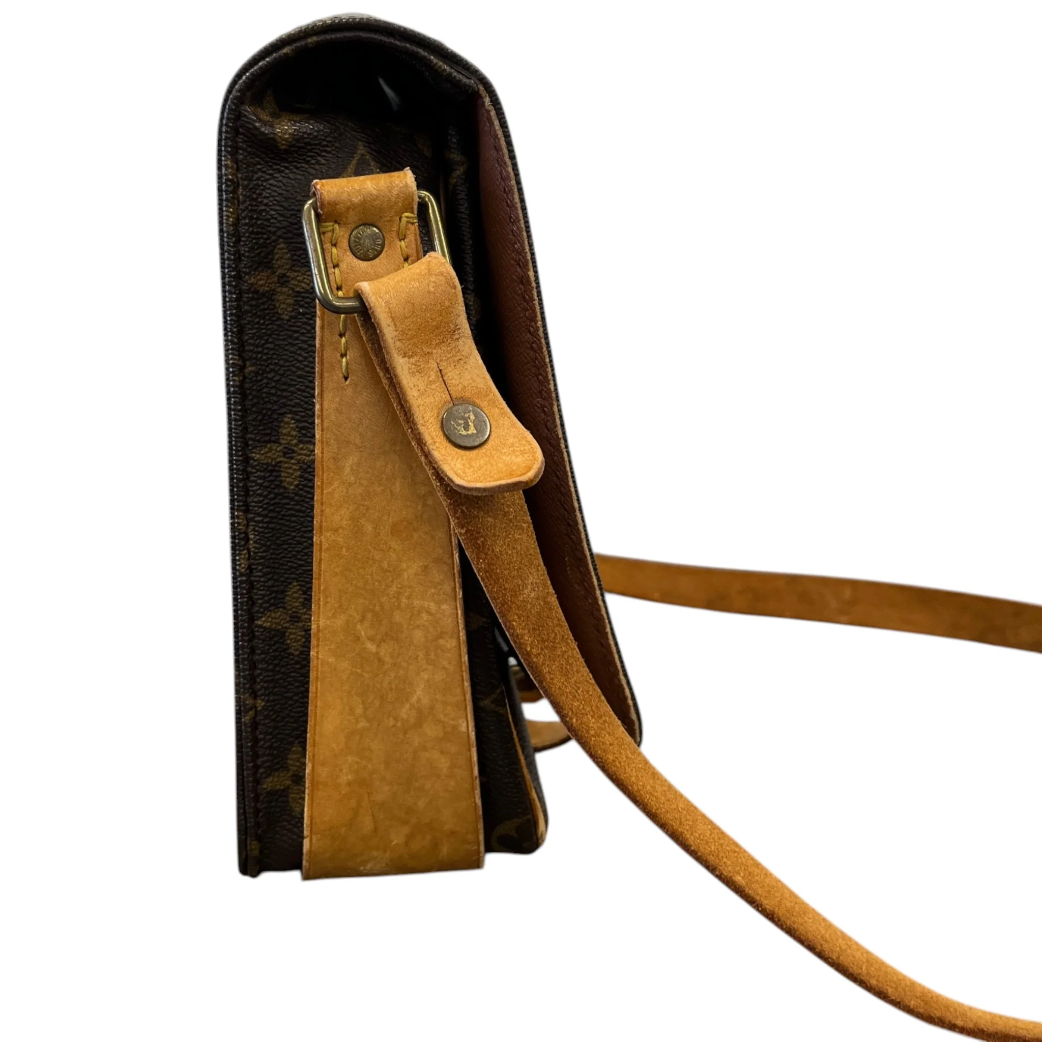 Women's Cartouchière Bag Brown - Image 6