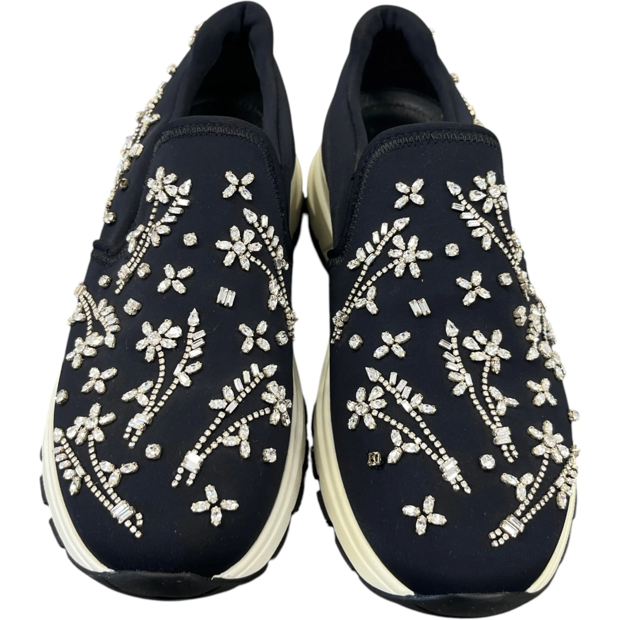 Women's Crystal Prax01 Slip On Low Trainers Black Size EU 37 / UK 4 - Image 6