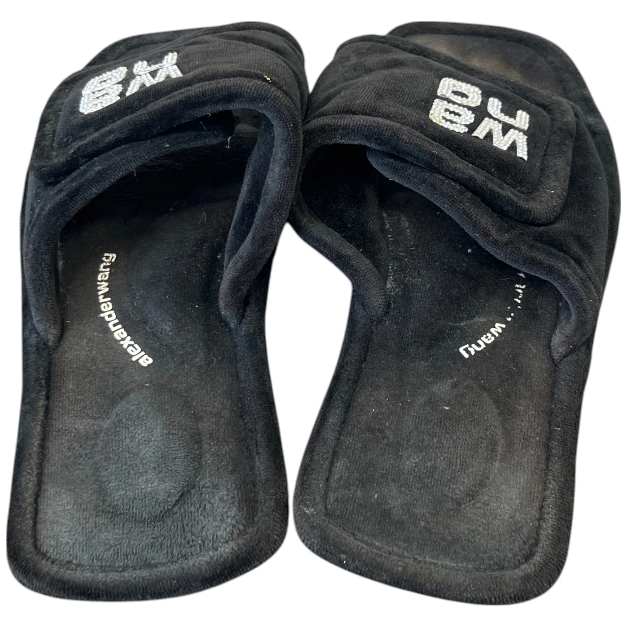 Women's Embellished Logo Slippers Black Size EU 40 / UK 7 - Image 7