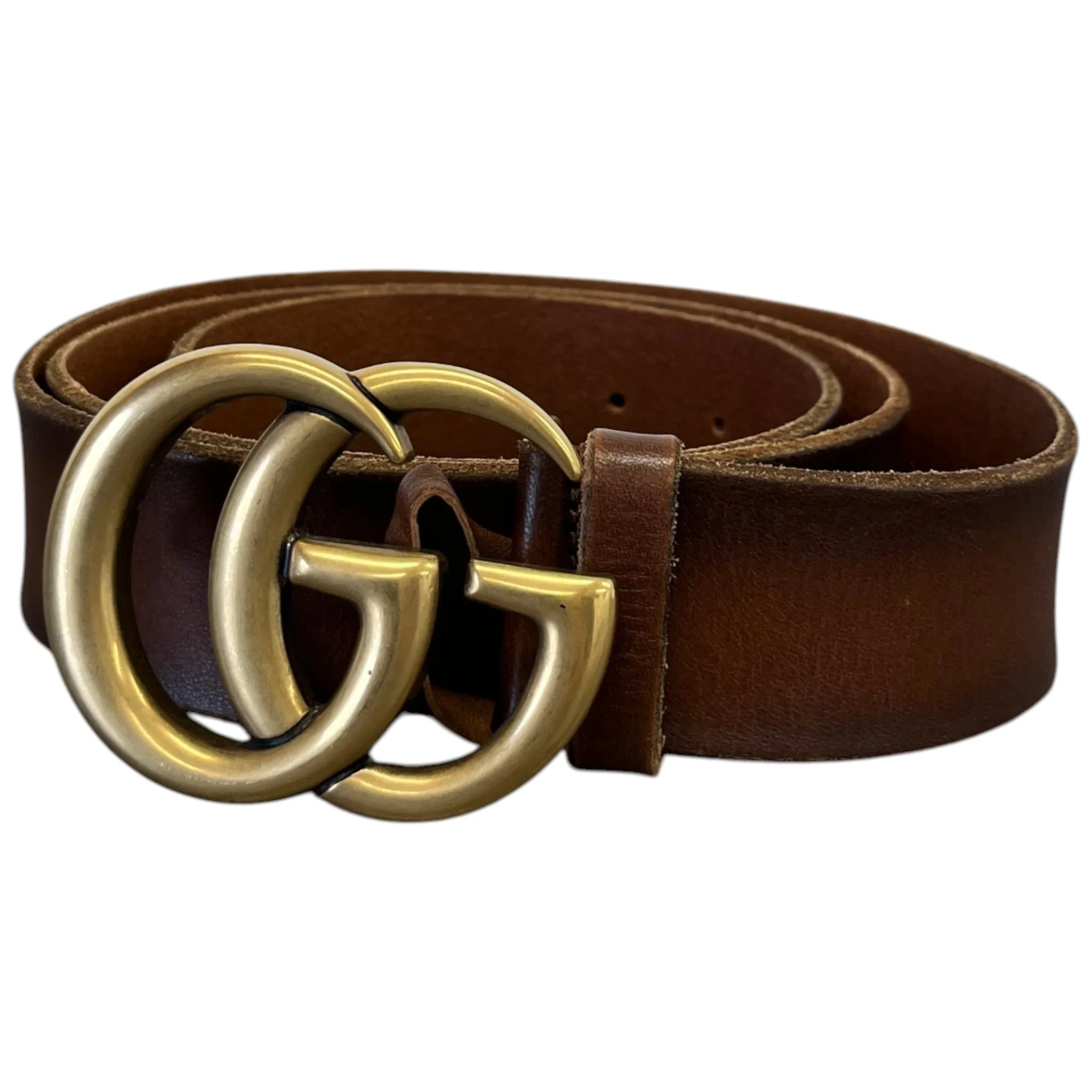 Women's Gg Marmont Belt Brown Size XL